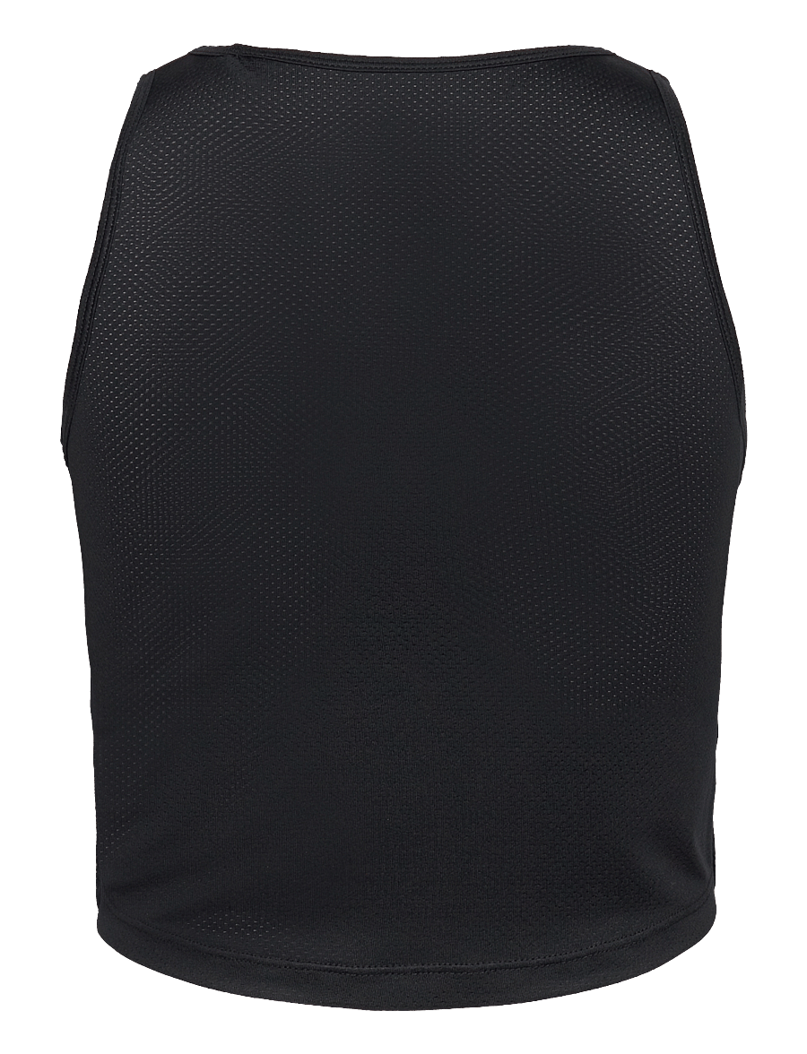 Casall - Laser Mesh Crop Top - crop tops - black - 2