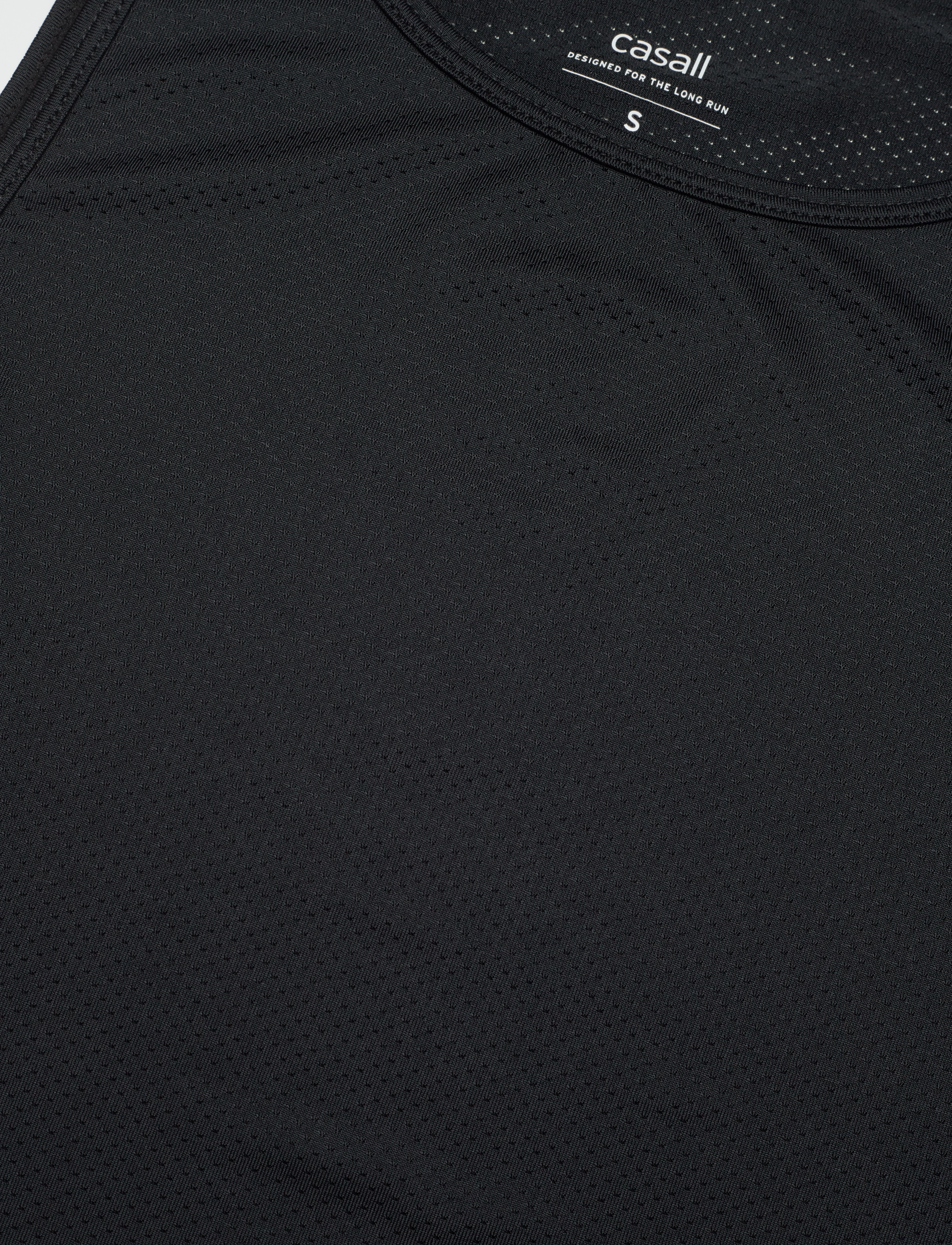 Casall - Laser Mesh Crop Top - crop tops - black - 5