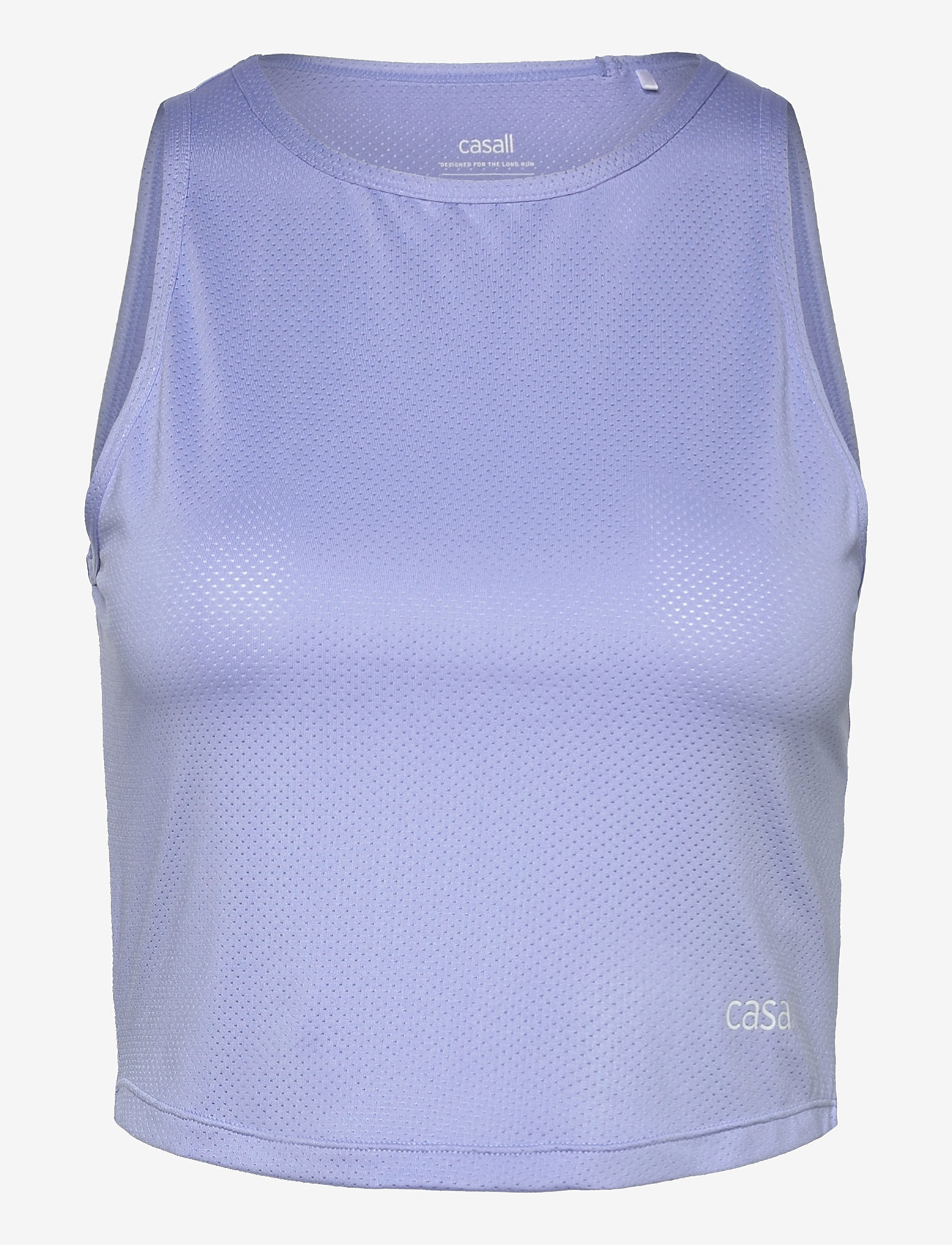 Casall - Laser Mesh Crop Top - crop tops - blueberry mist - 1