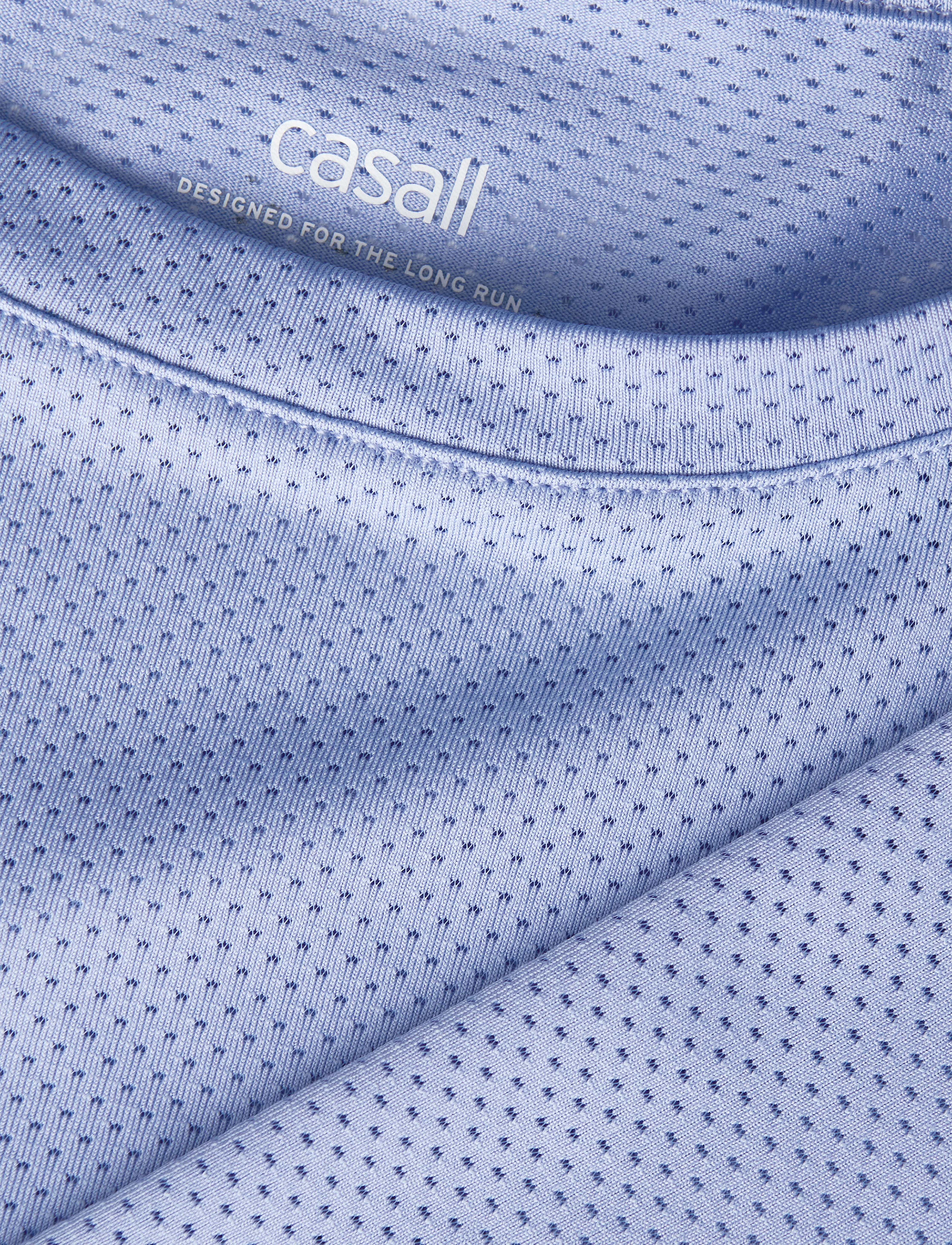 Casall - Laser Mesh Crop Top - urheilutopit - blueberry mist - 4