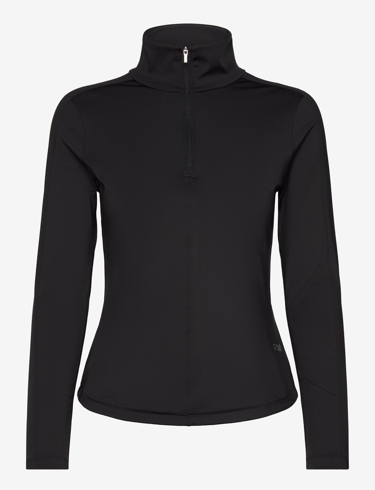 Casall - Serene Half Zip Long Sleeve - palaidinės ir marškinėliai - black - 1