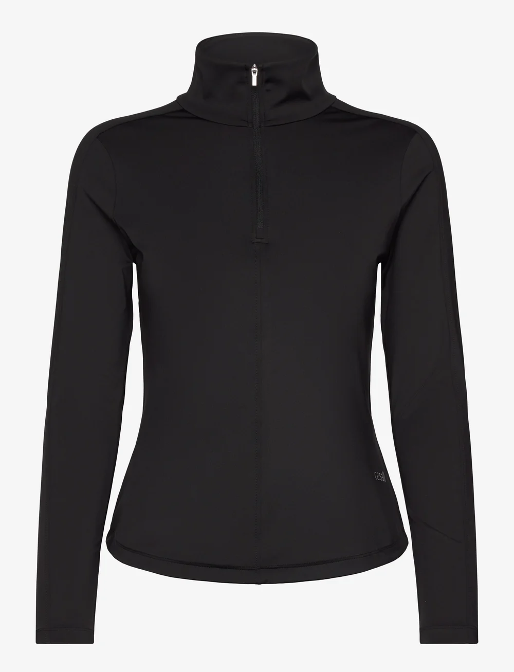 Casall - Serene Half Zip Long Sleeve - topi un t-krekli - black - 1