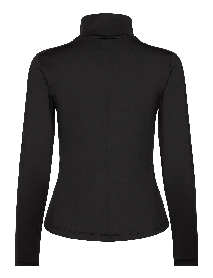 Casall - Serene Half Zip Long Sleeve - oberteile - black - 2