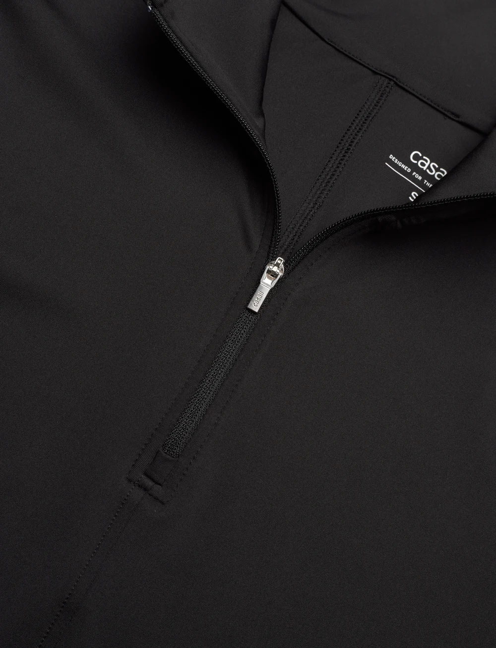 Casall - Serene Half Zip Long Sleeve - topi un t-krekli - black - 5