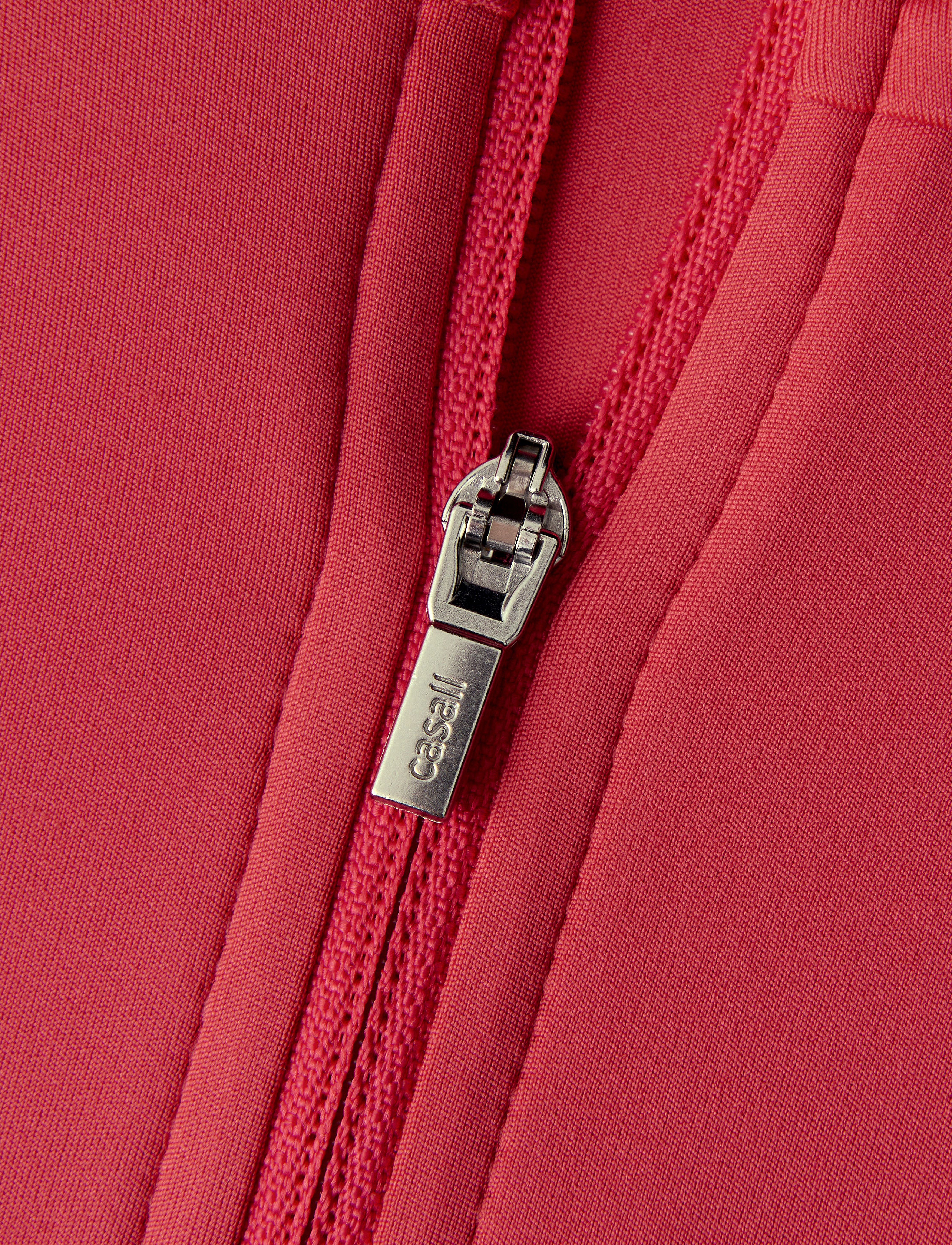 Casall - Serene Half Zip Long Sleeve - midlayer-jakker - ruby blush - 4
