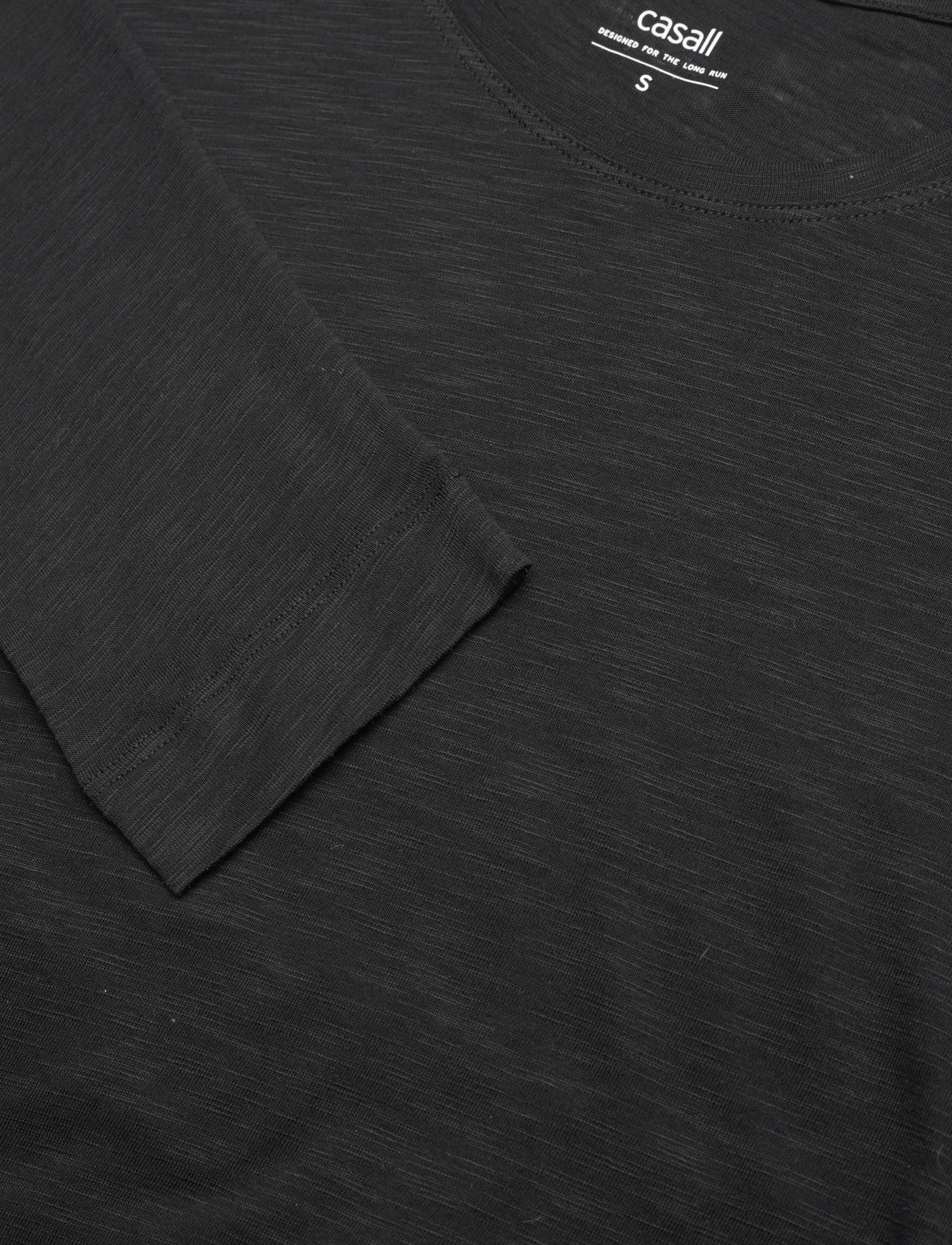Casall - Soft Texture Long Sleeve - langarmshirts - black - 3