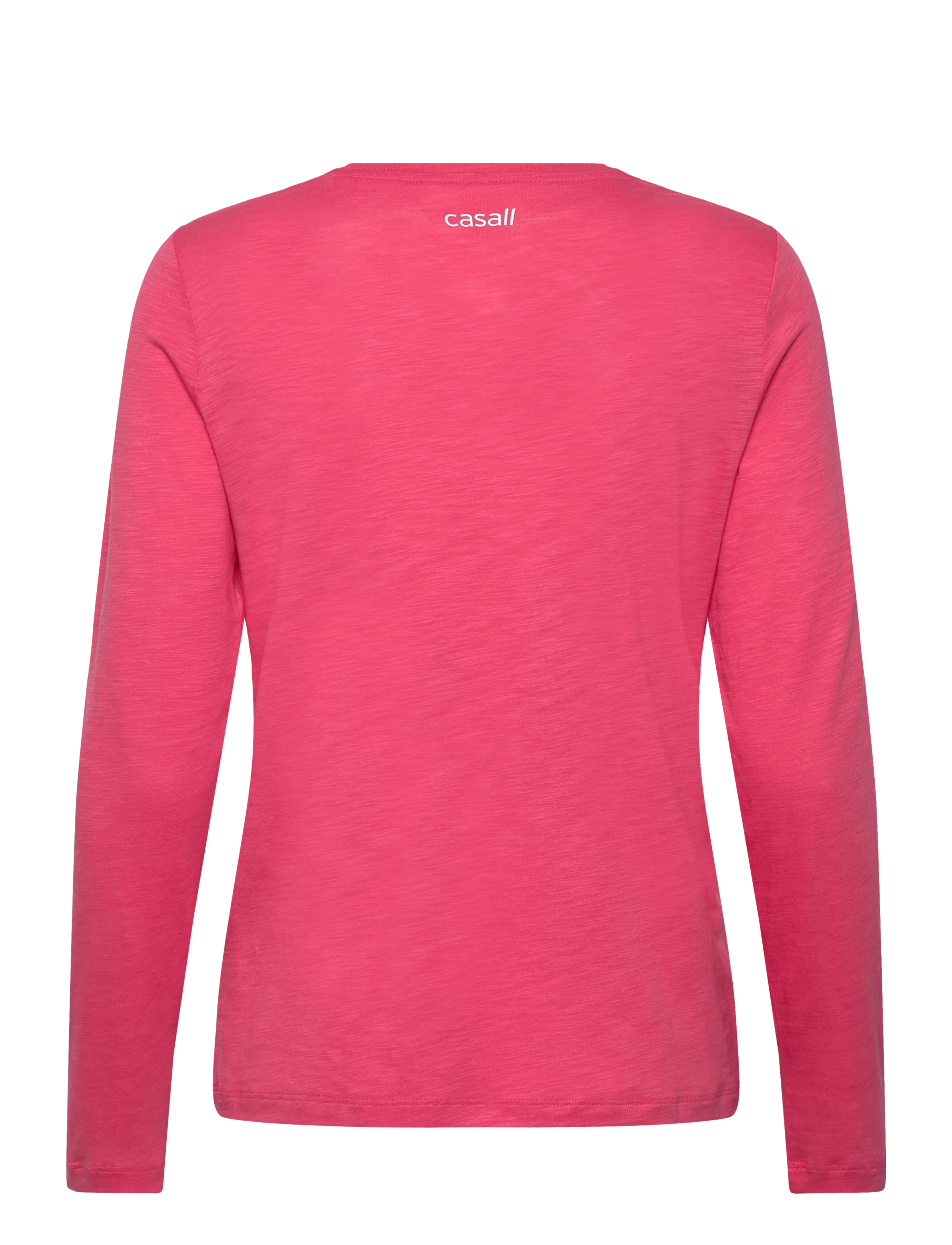 Casall - Soft Texture Long Sleeve - långärmade tröjor - ruby blush - 1