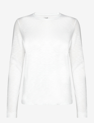 Soft Texture Long Sleeve - WHITE