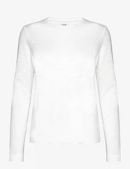 Casall - Soft Texture Long Sleeve - langermede topper - white - 1