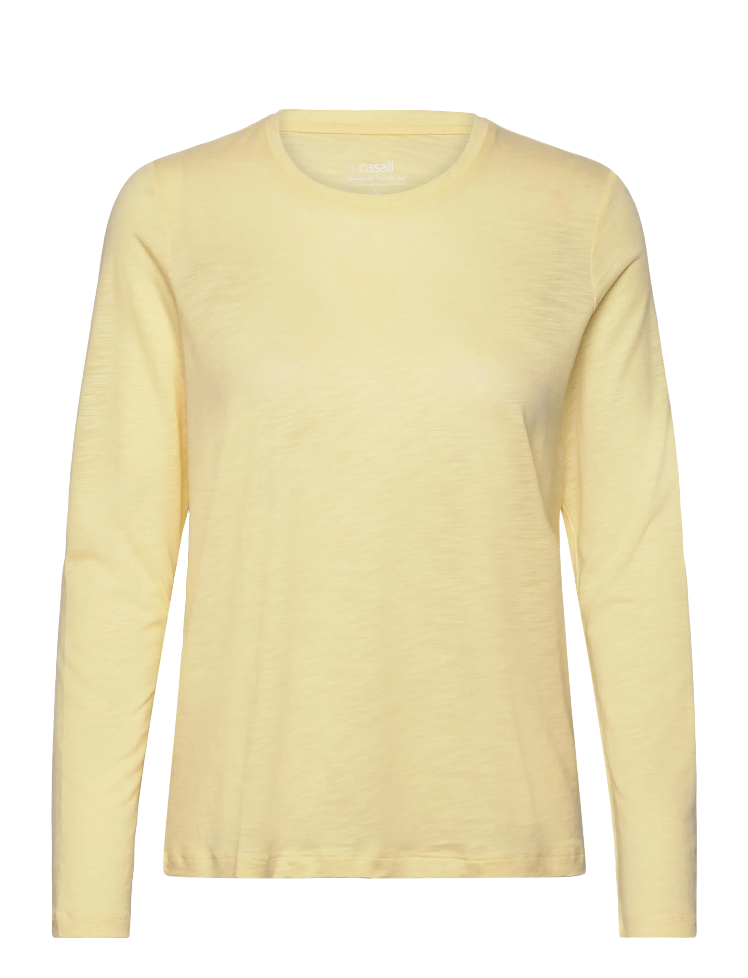 Casall Soft Texture Long Sleeve - Casall - YELLOW STEAM / yellow
