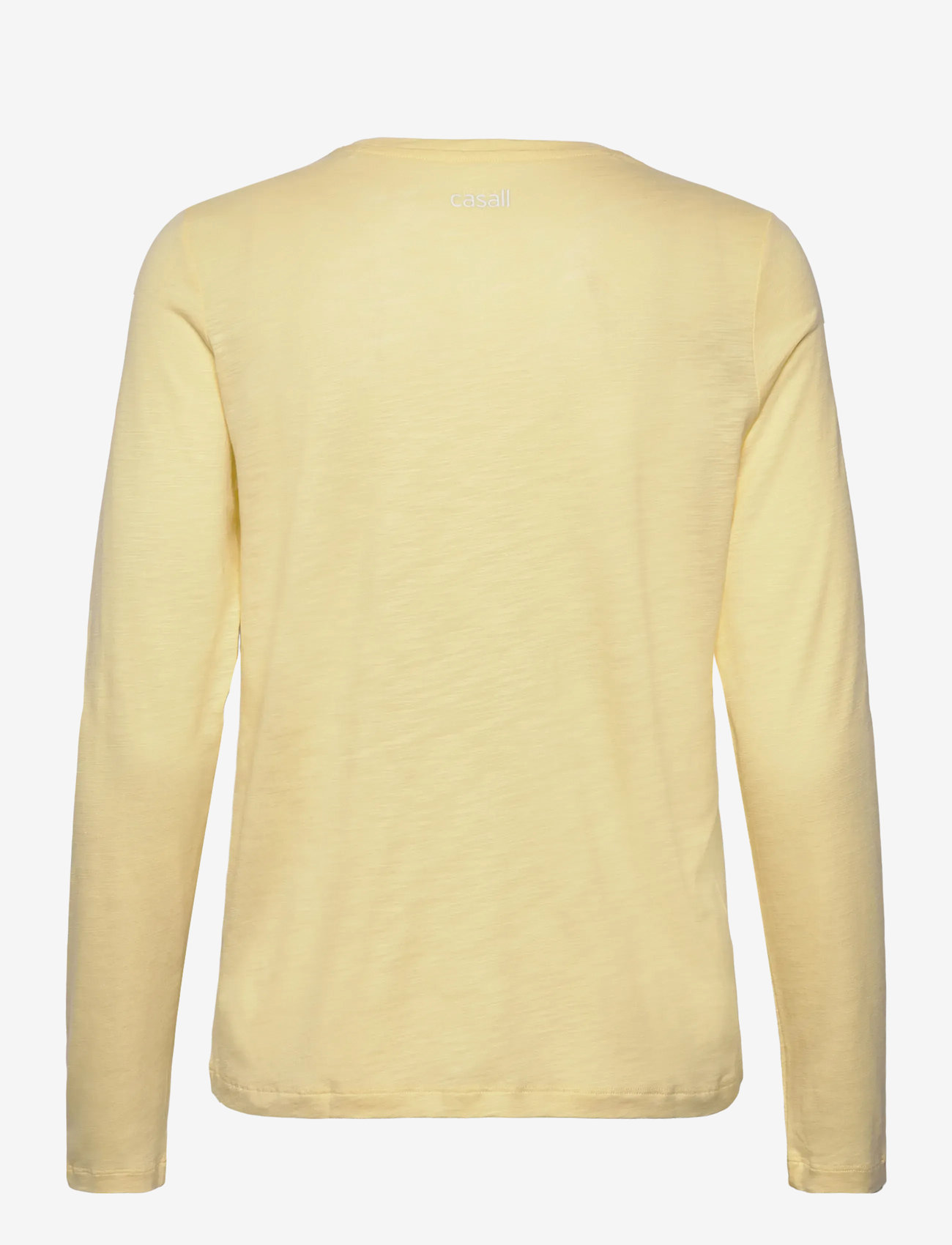 Casall - Soft Texture Long Sleeve - långärmade tröjor - yellow steam - 1