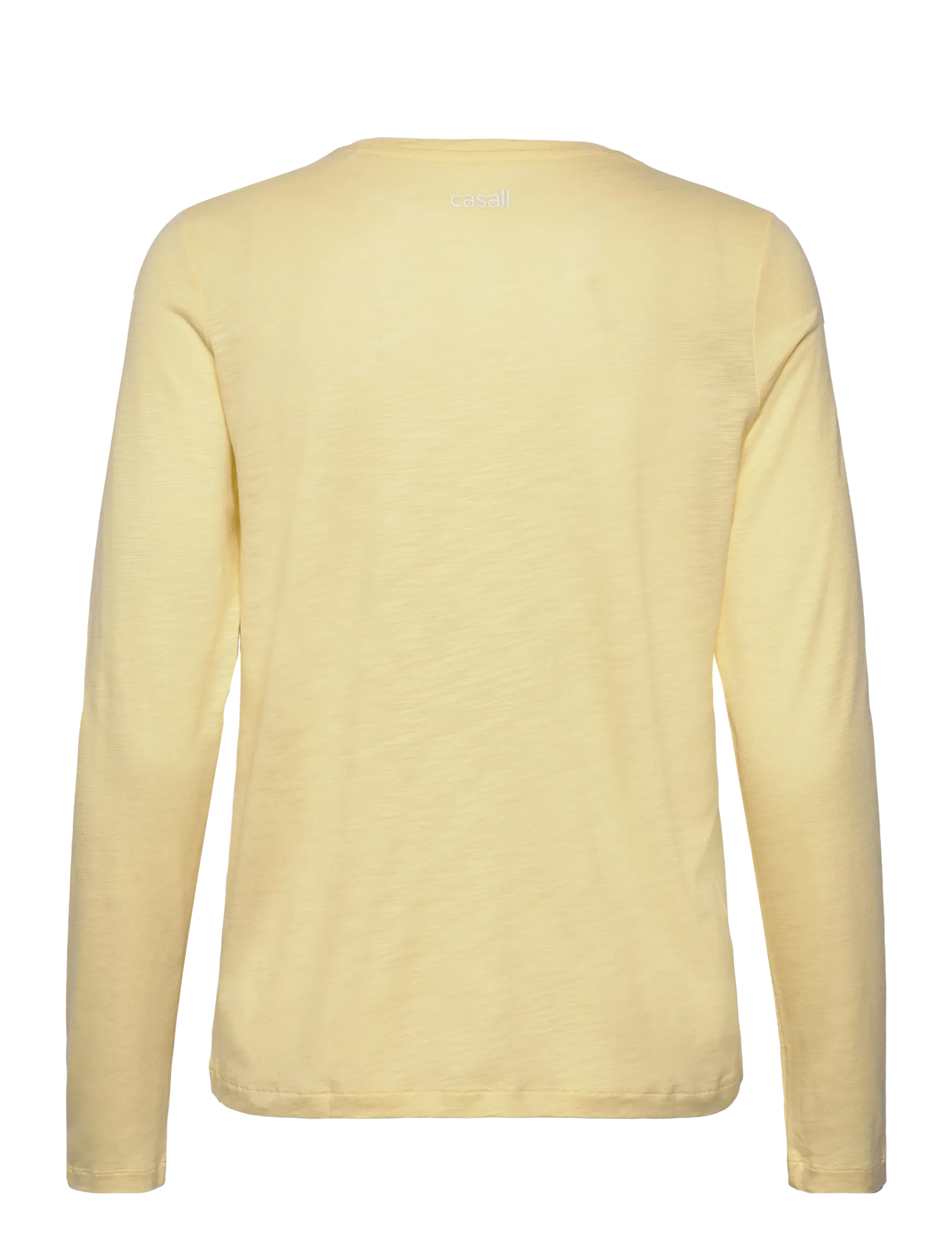 Casall - Soft Texture Long Sleeve - långärmade tröjor - yellow steam - 1