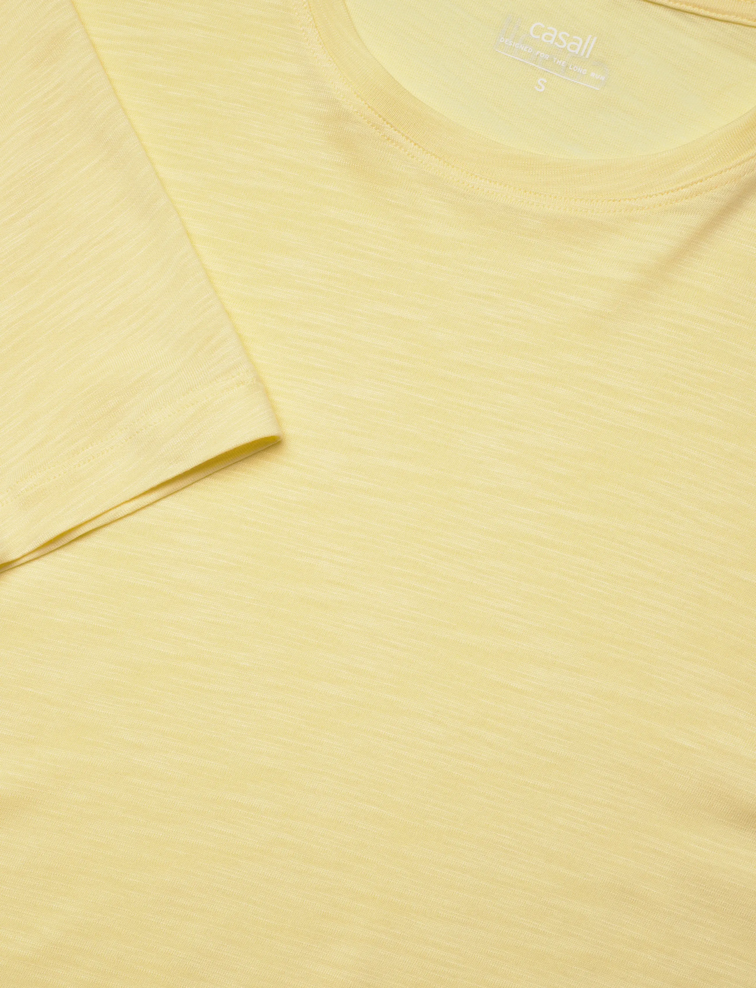 Casall - Soft Texture Long Sleeve - långärmade tröjor - yellow steam - 2
