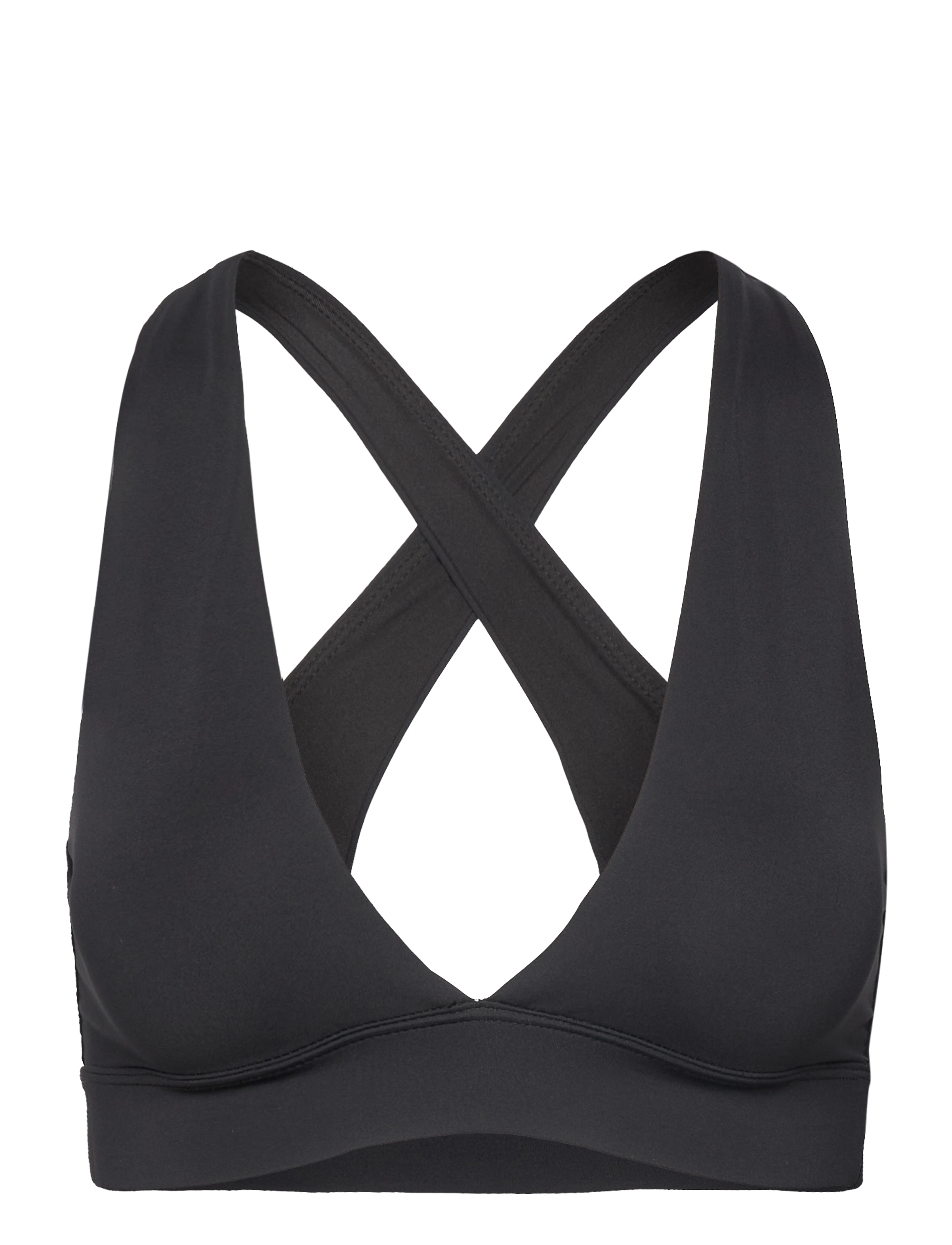 CASALL V-Ausschnitt Crossback Bikini Oberteil Schwarz - 38 - Damen