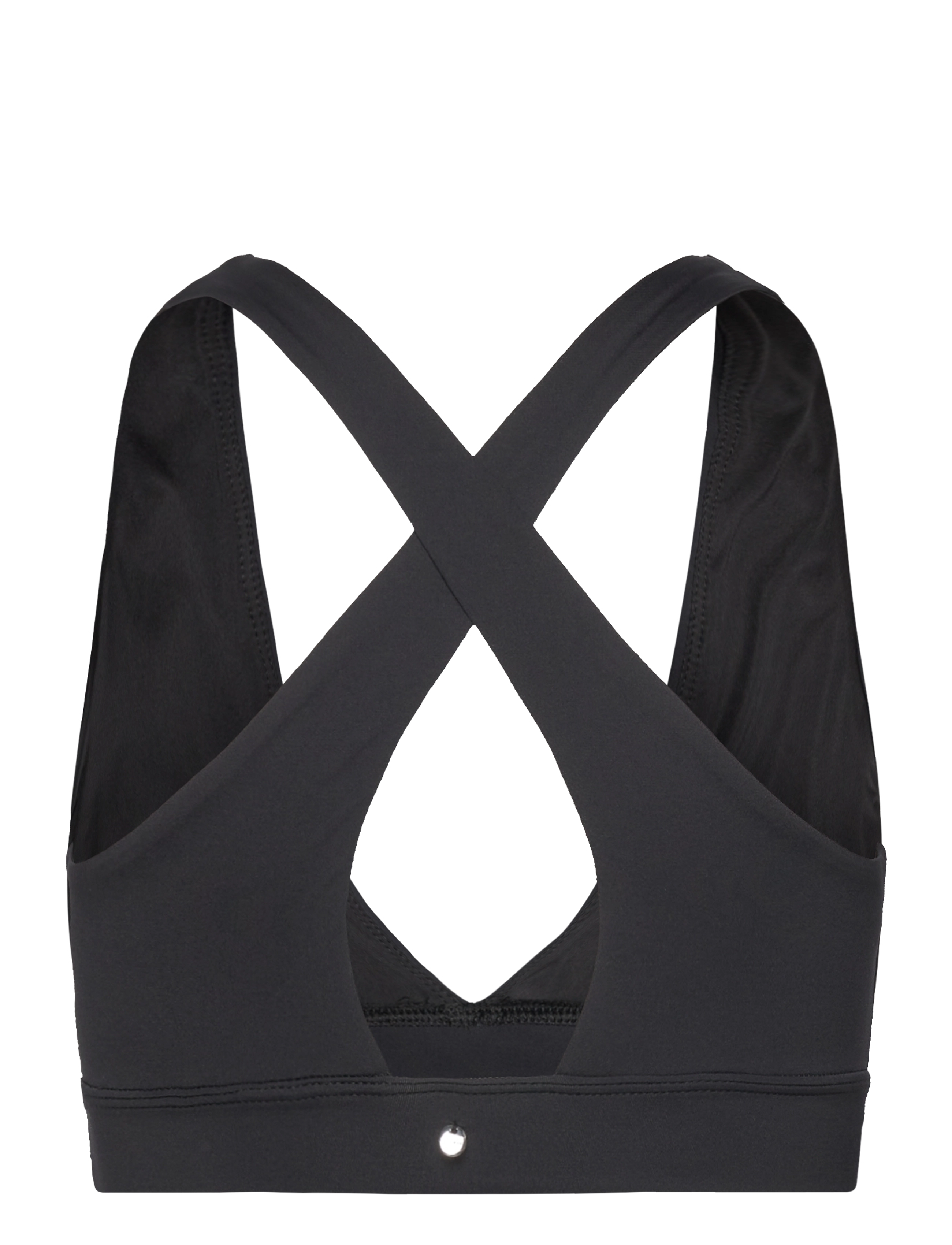Casall - V-Neck Crossback Bikini Top - sport-bademode - black - 2