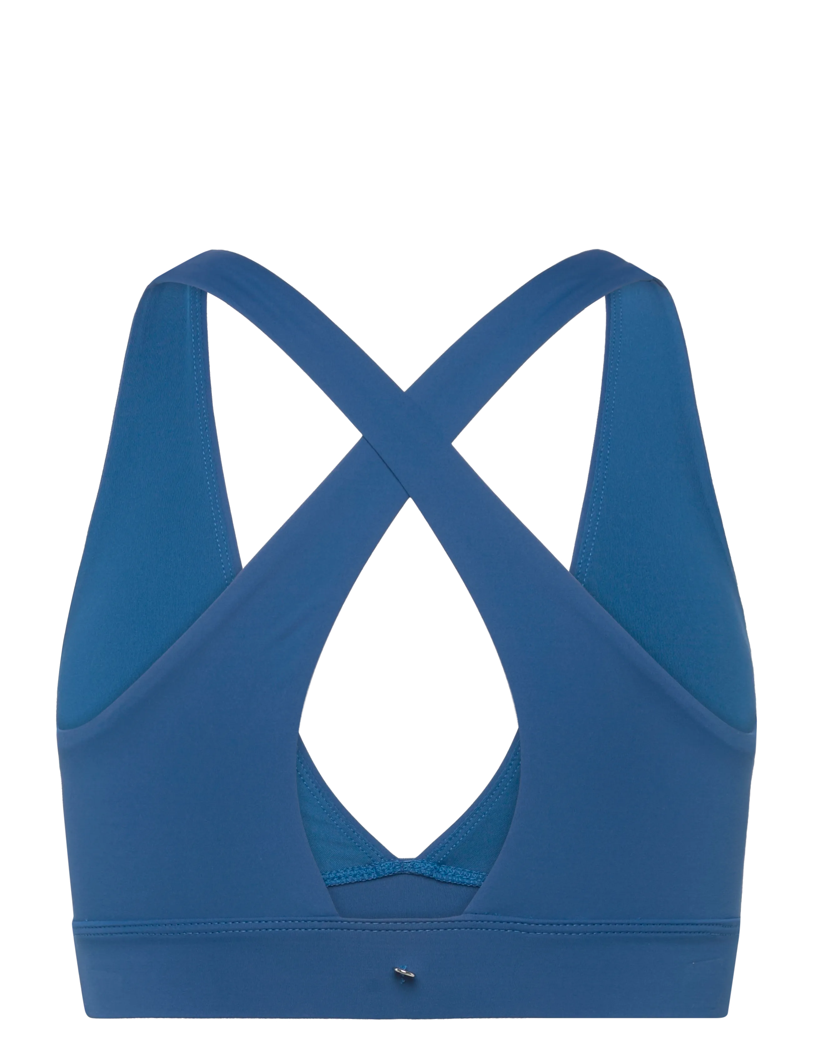 Casall - V-Neck Crossback Bikini Top - sports swimwear - blue teel - 1
