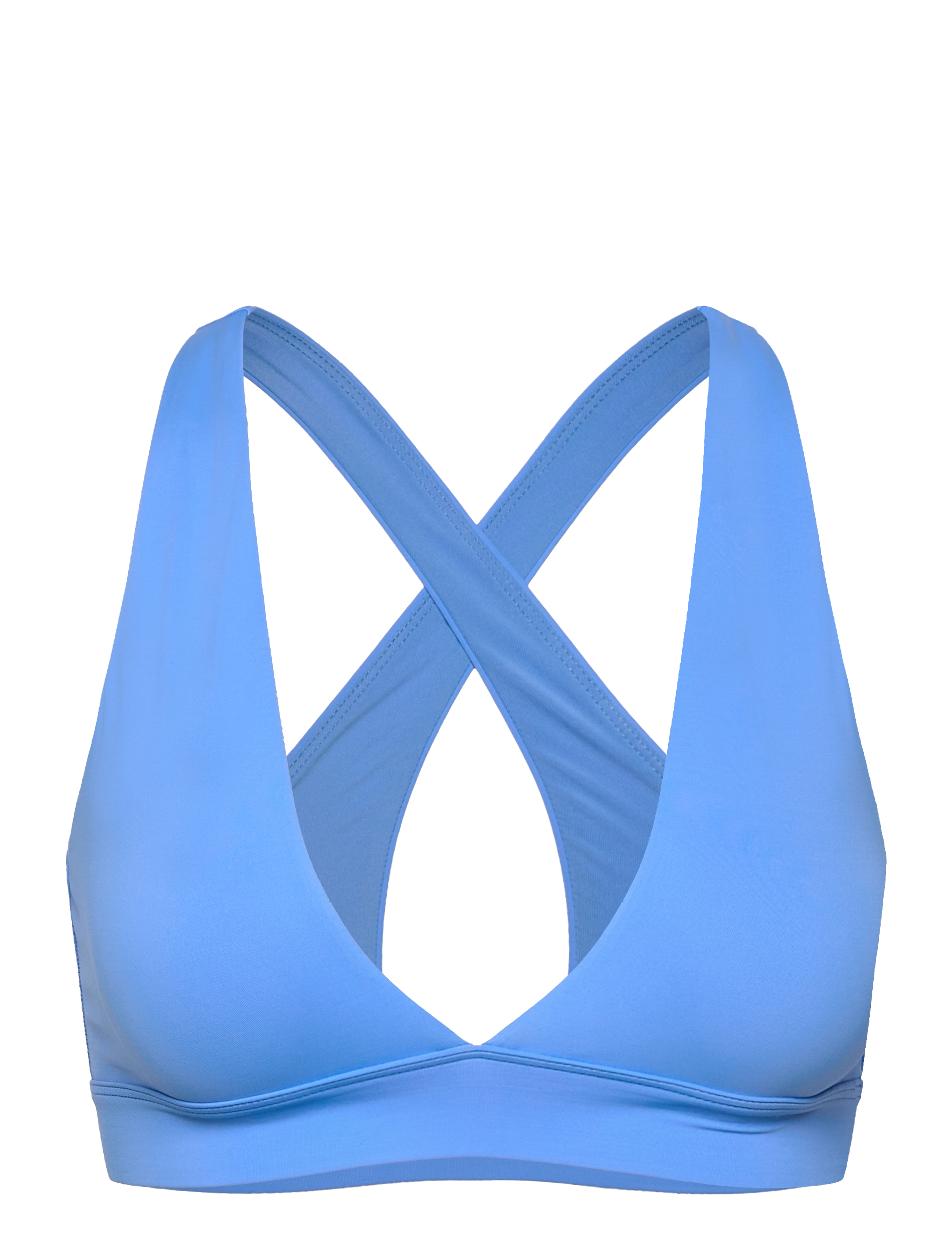 CASALL V-Ausschnitt Crossback Bikini Oberteil Blau - 34 - Damen