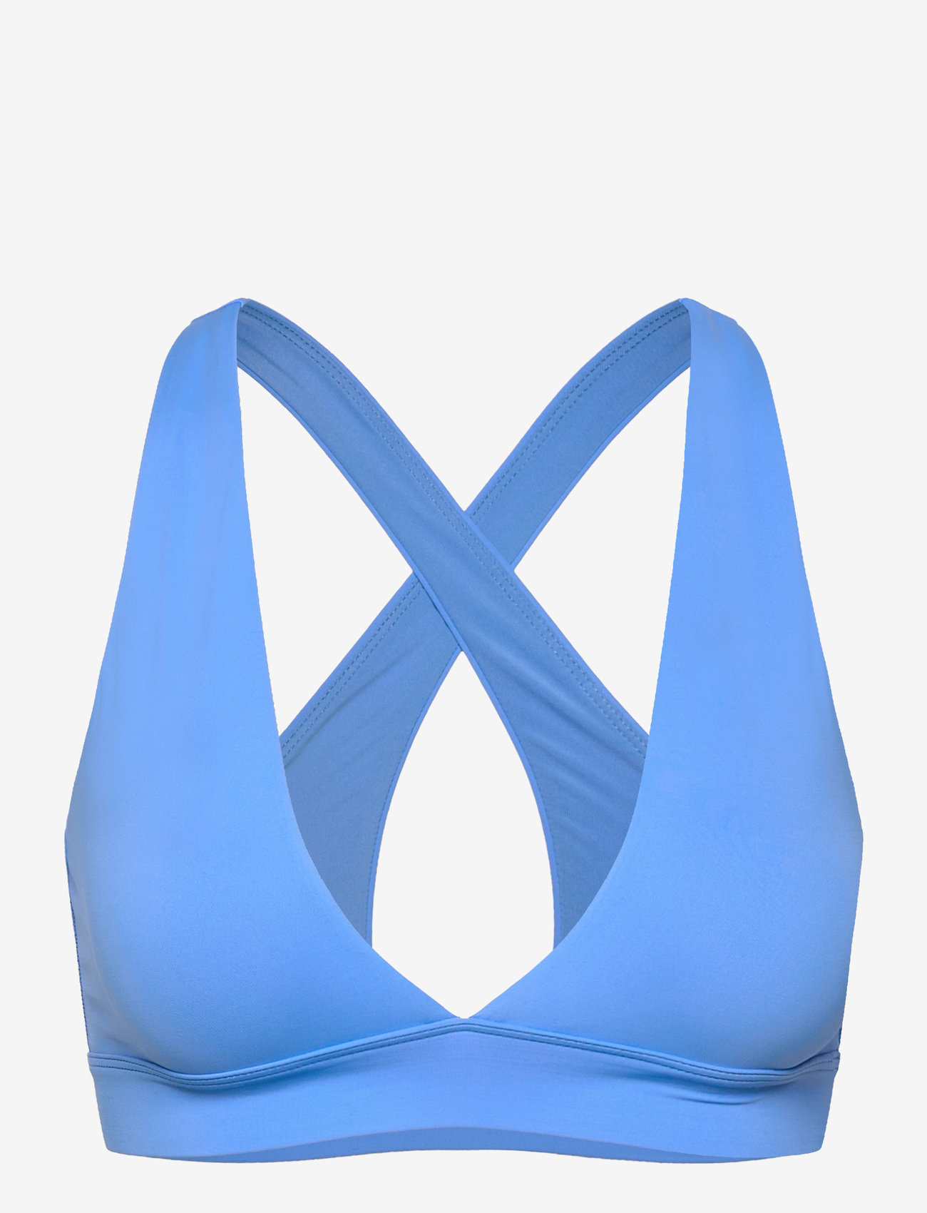 Casall - V-Neck Crossback Bikini Top - sportiga badkläder - riviera blue - 1