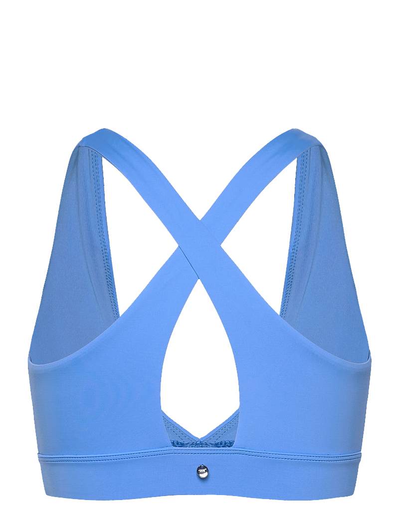 Casall - V-Neck Crossback Bikini Top - sportiga badkläder - riviera blue - 2