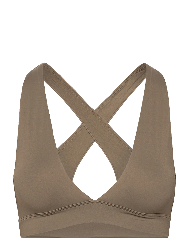 Casall V neck Crossback Bikini Top Bikinis Boozt