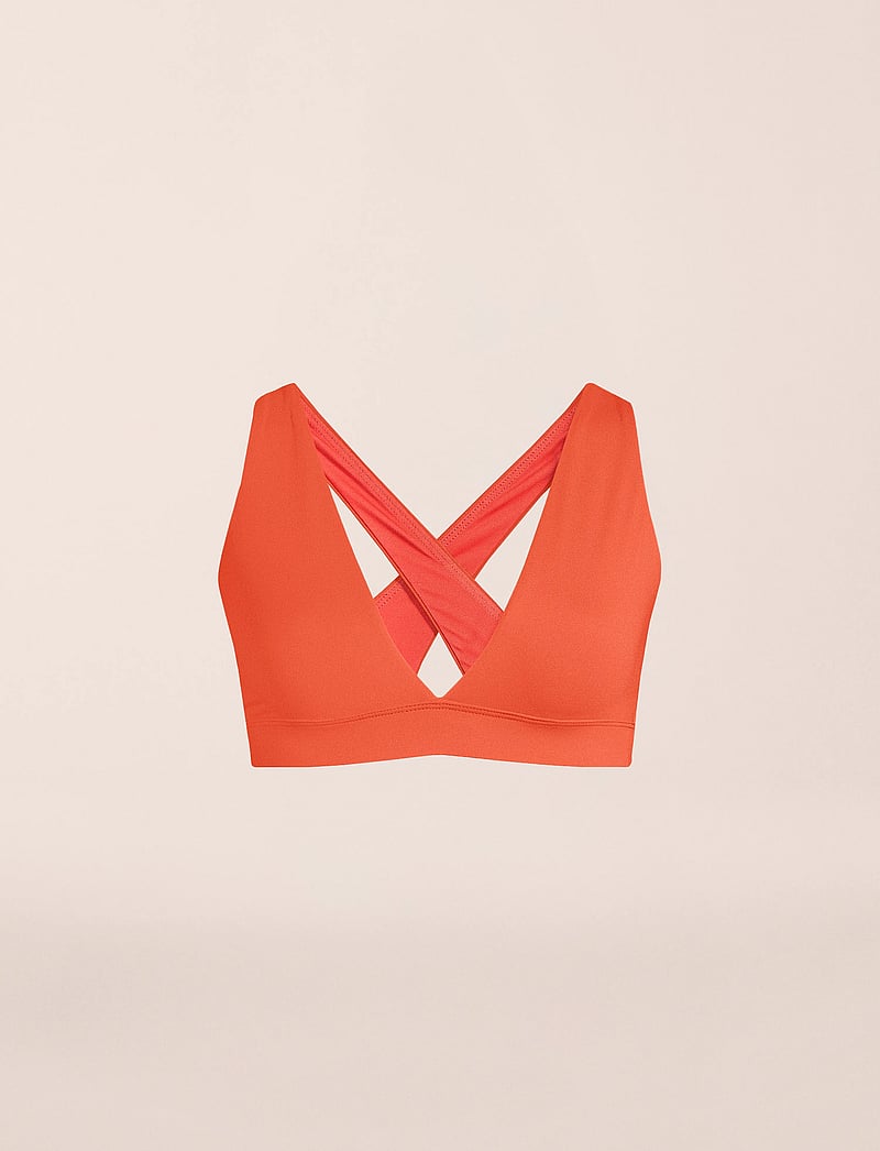Casall - V-Neck Crossback Bikini Top - sport-bademode - sunrise - 5