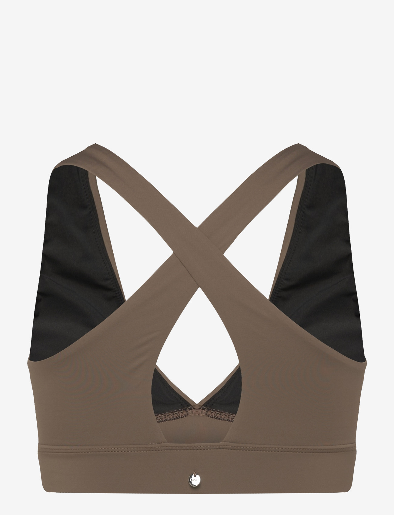 Casall - V-Neck Crossback Bikini Top - sport-bademode - warm khaki - 1