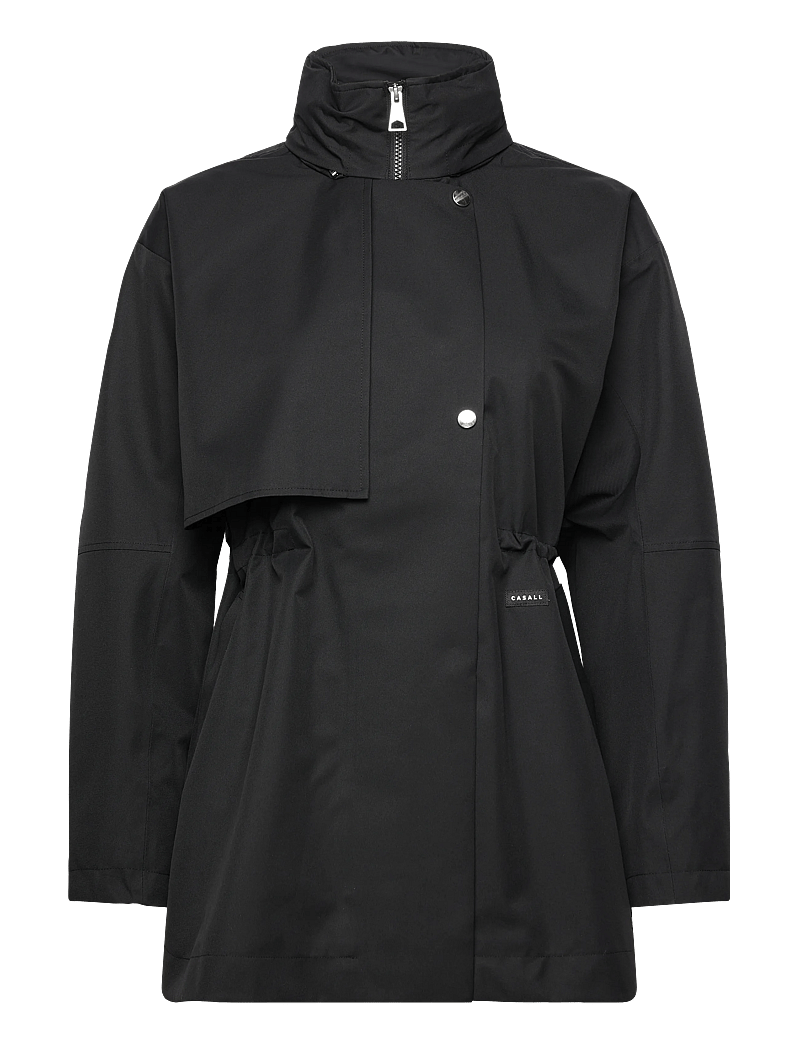 Casall - Scandi Trench Rain Coat - friluftsjackor - black - 1