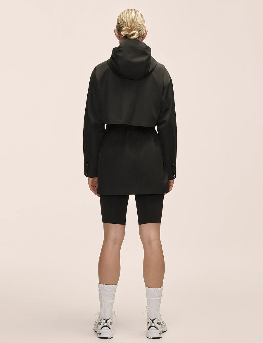 Casall - Scandi Trench Rain Coat - black - 4