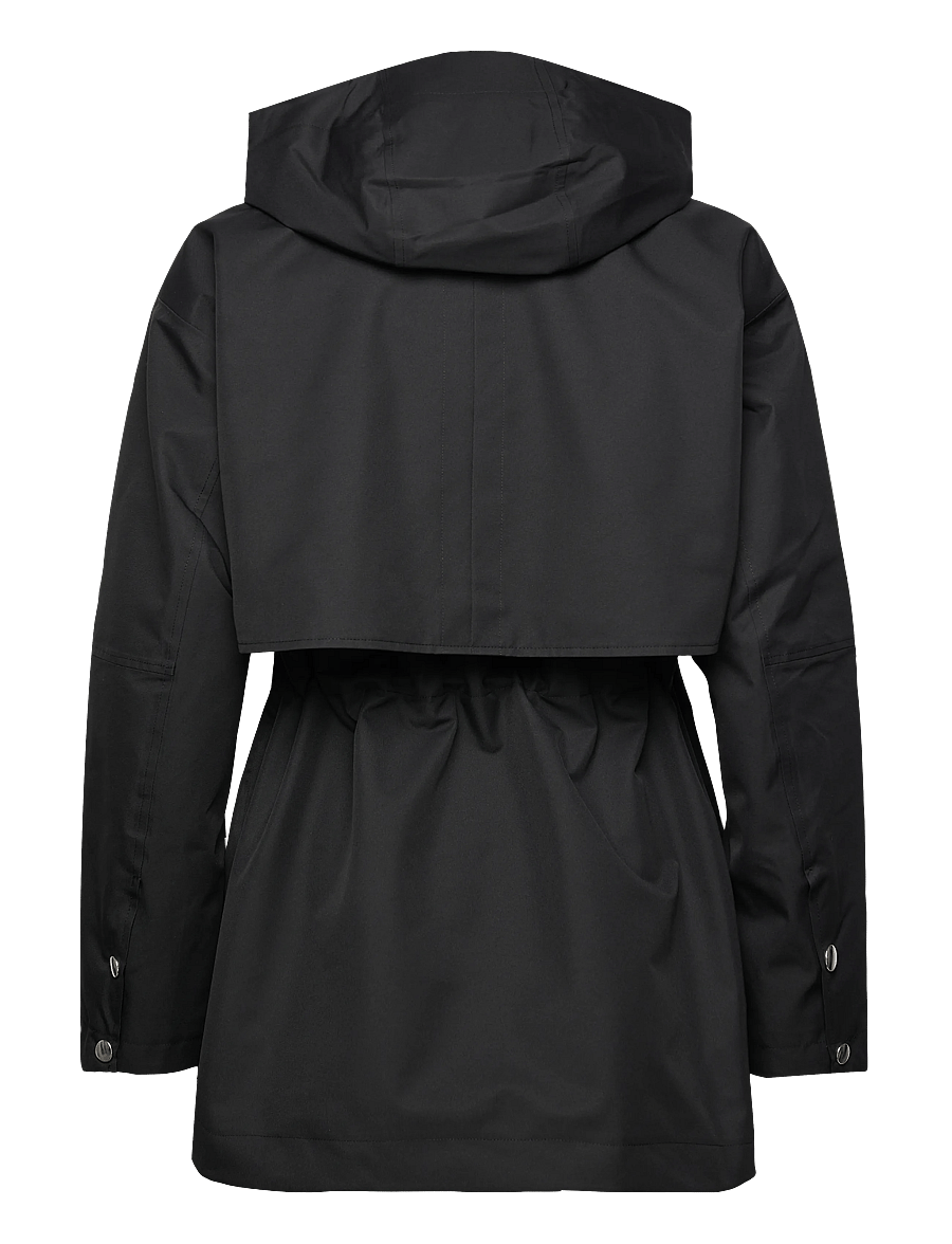 Casall - Scandi Trench Rain Coat - black - 3