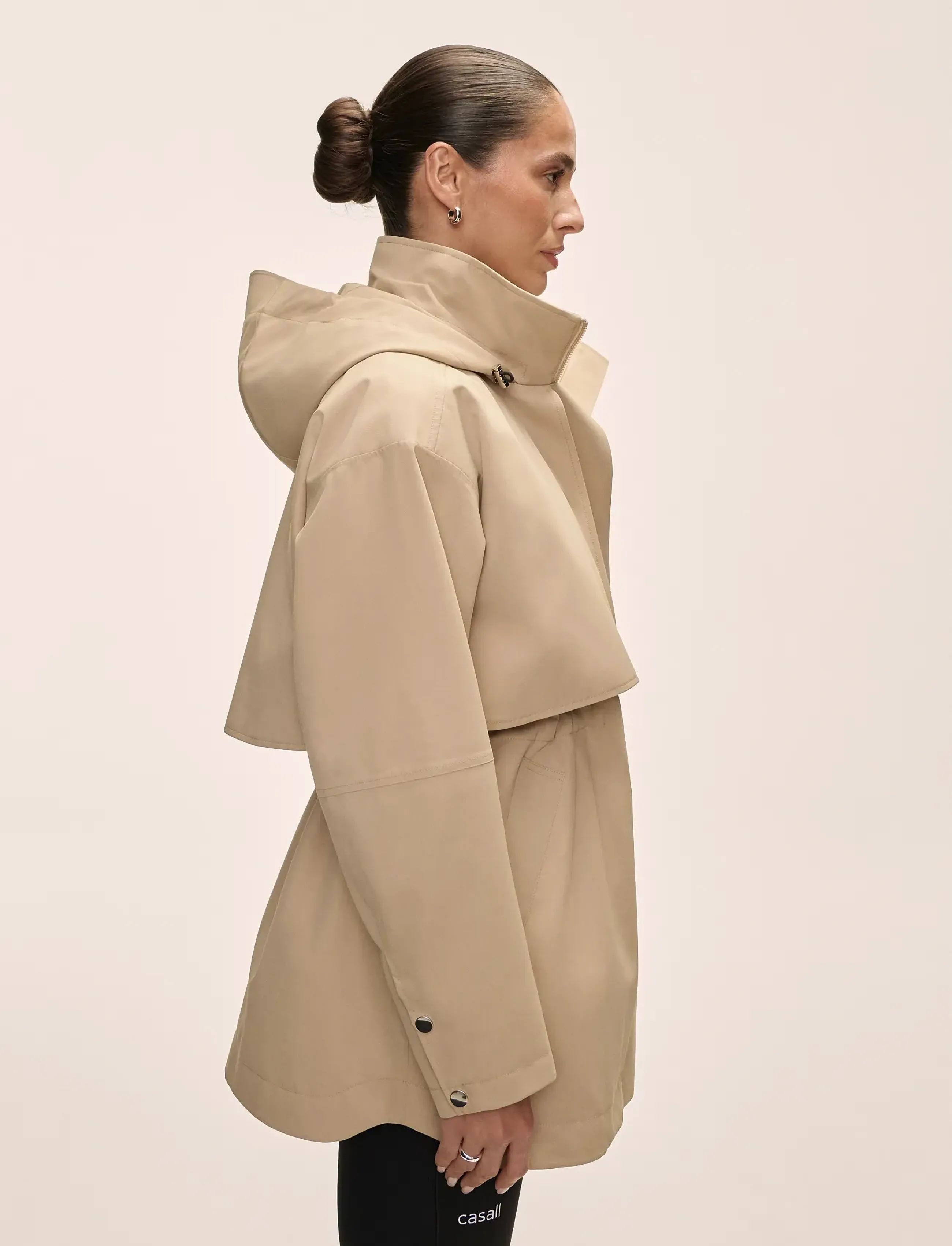 Casall - Scandi Trench Rain Coat - regenmäntel - sand beige - 3