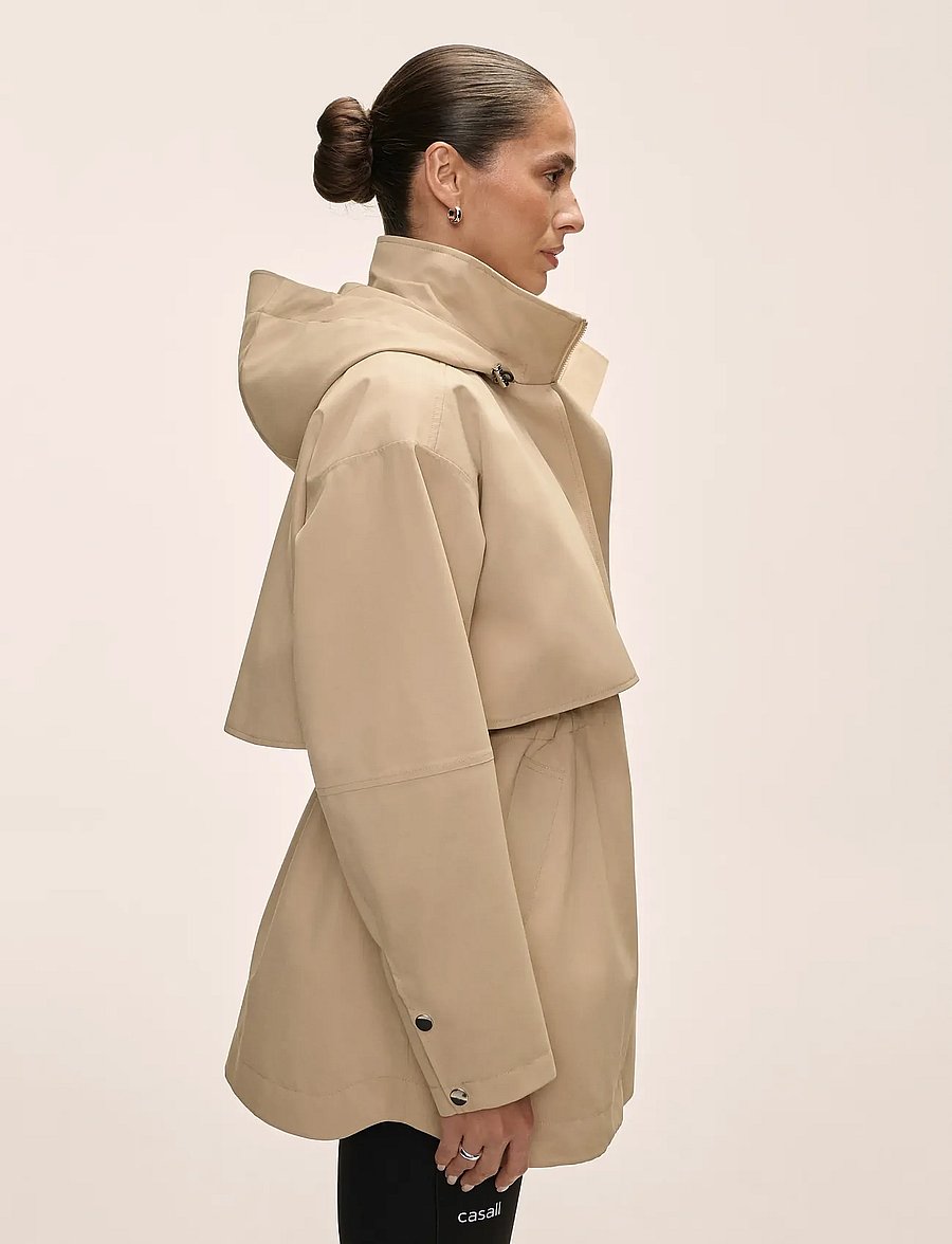 Casall - Scandi Trench Rain Coat - outdoor - sand beige - 3