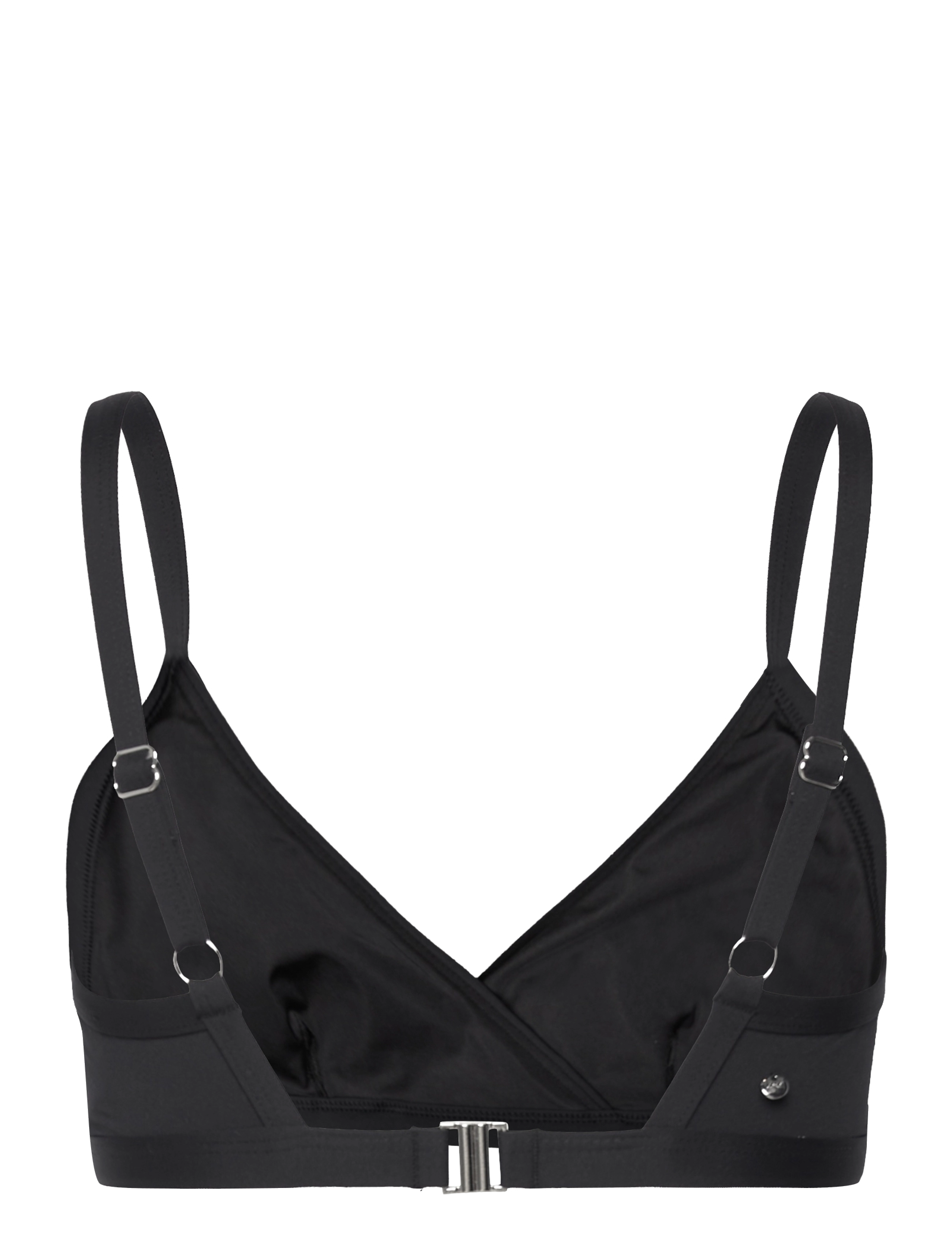 Casall - Overlap Bikini Top - sportsbadetøj - black - 2