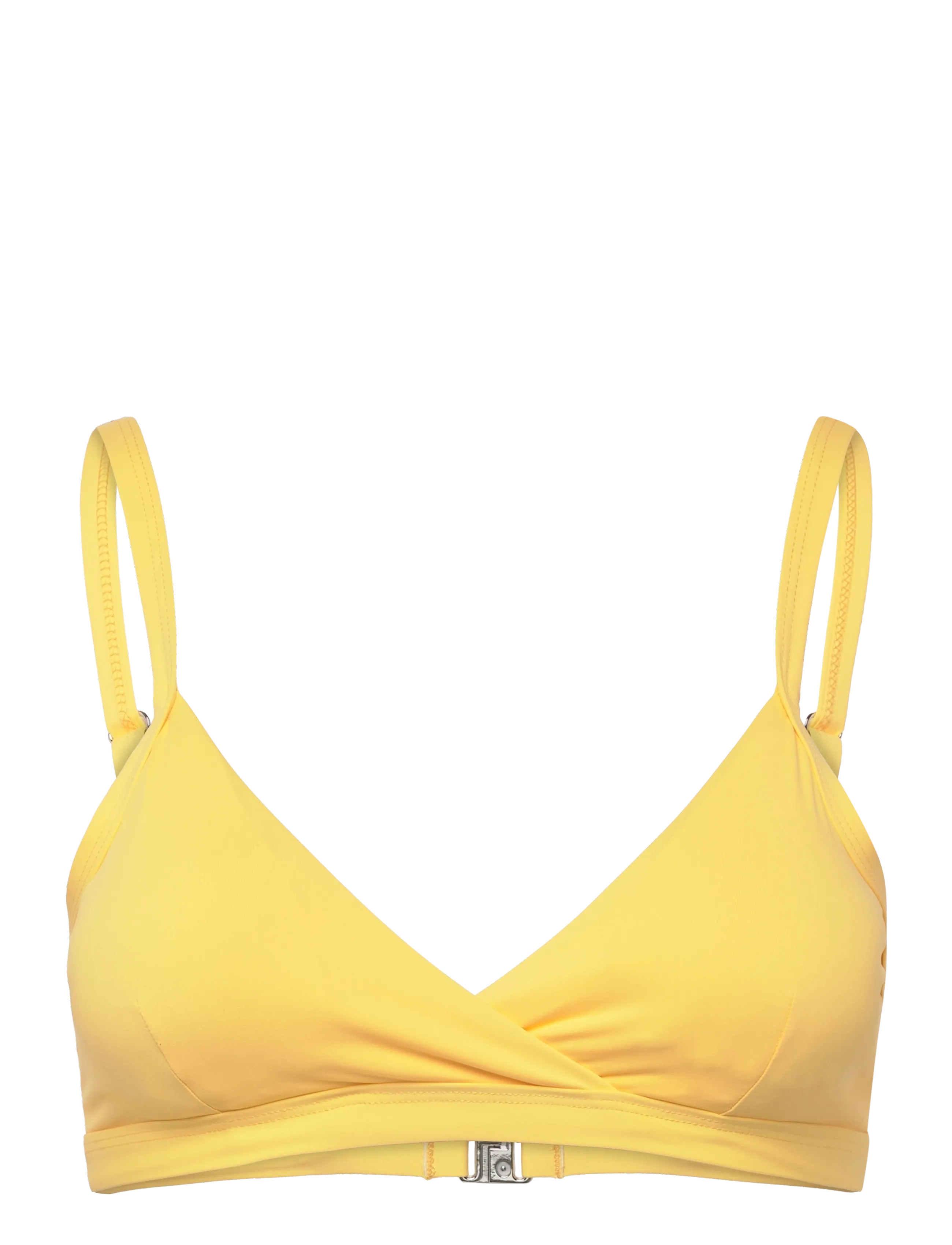 Casall Overlap Bikini Top, 42, Oberteile, Gelb - Triangle Bikinitops, Frauen