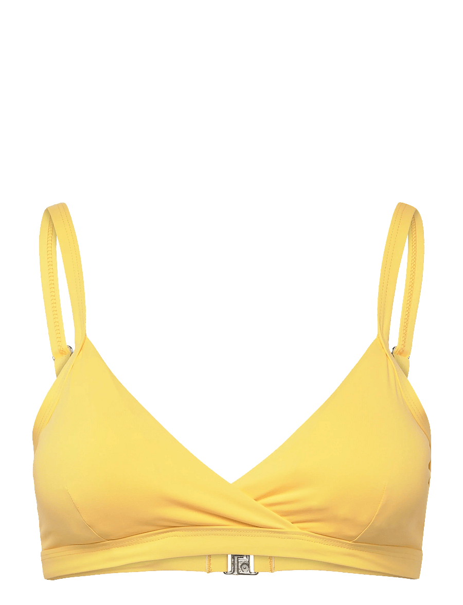 Casall - Overlap Bikini Top - sportlikud ujumisriided - sunflower - 0