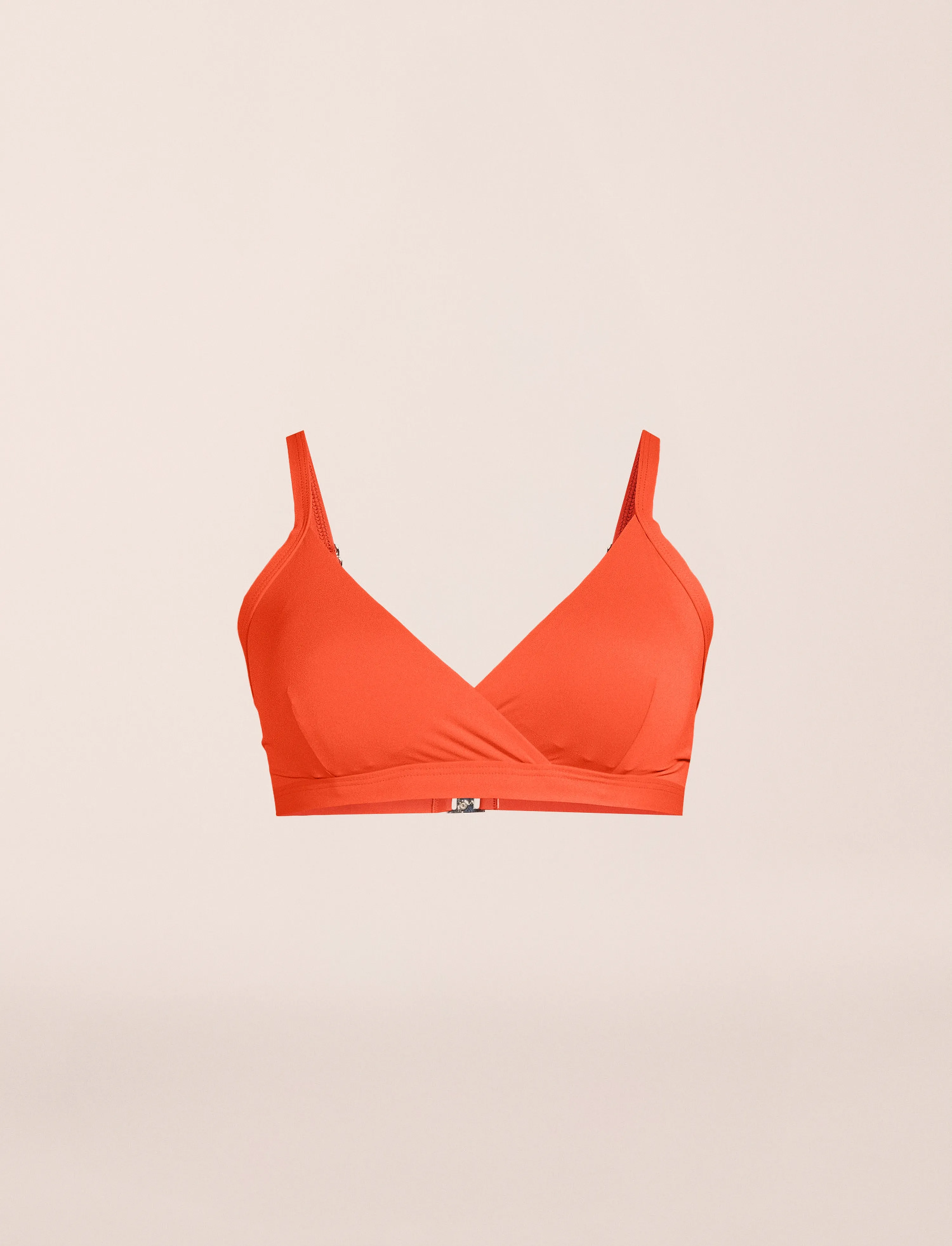 Casall Overlap Bikini Top, 34, Orange, Bikinitoppe > Trekantede Bikinitoppe, Dame