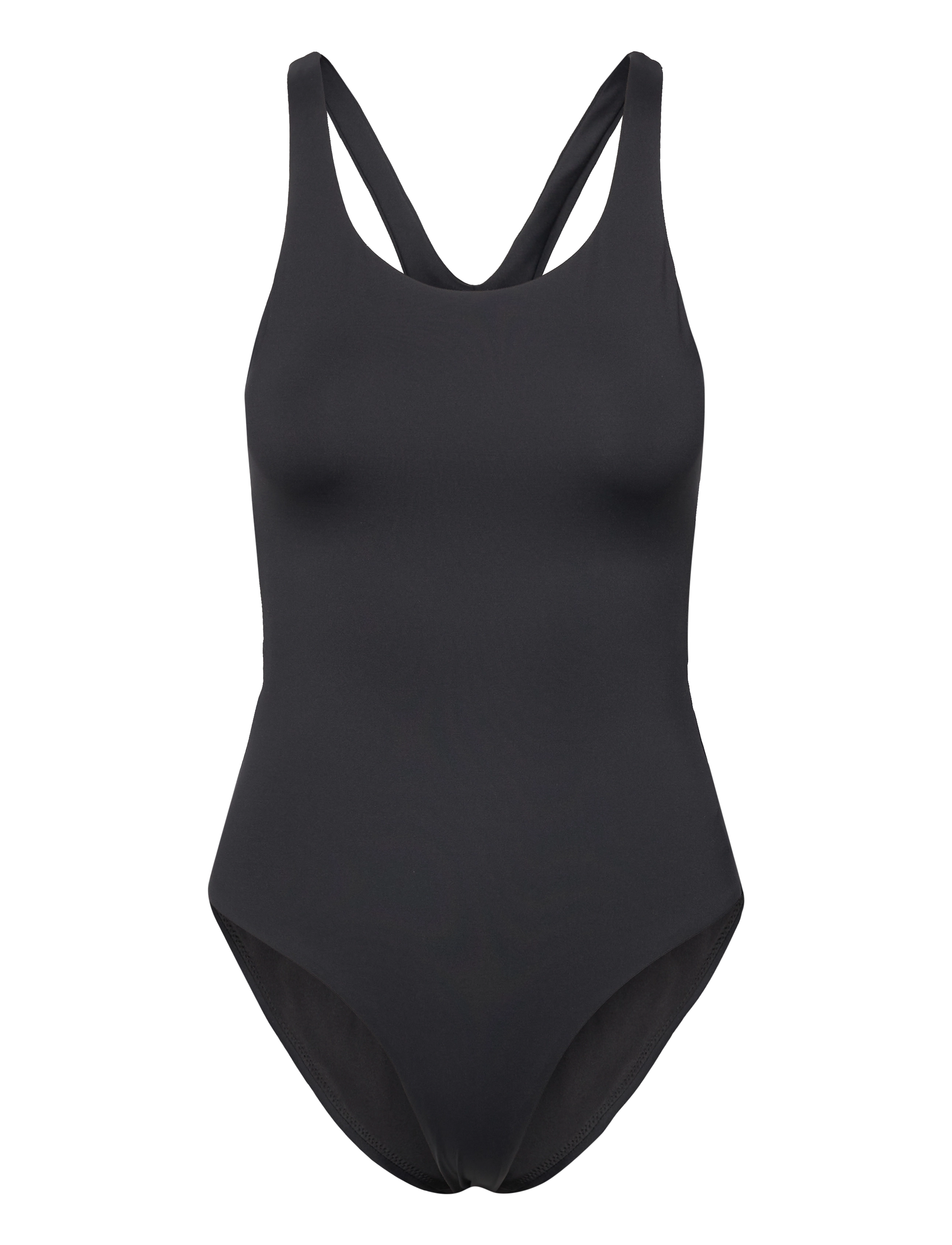 CASALL Deep Racerback Badeanzug Schwarz - 42 - Damen