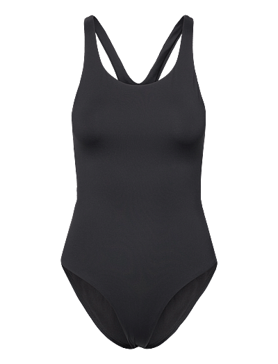 Casall Deep Racerback Swimsuit - Kleidung - BLACK / black