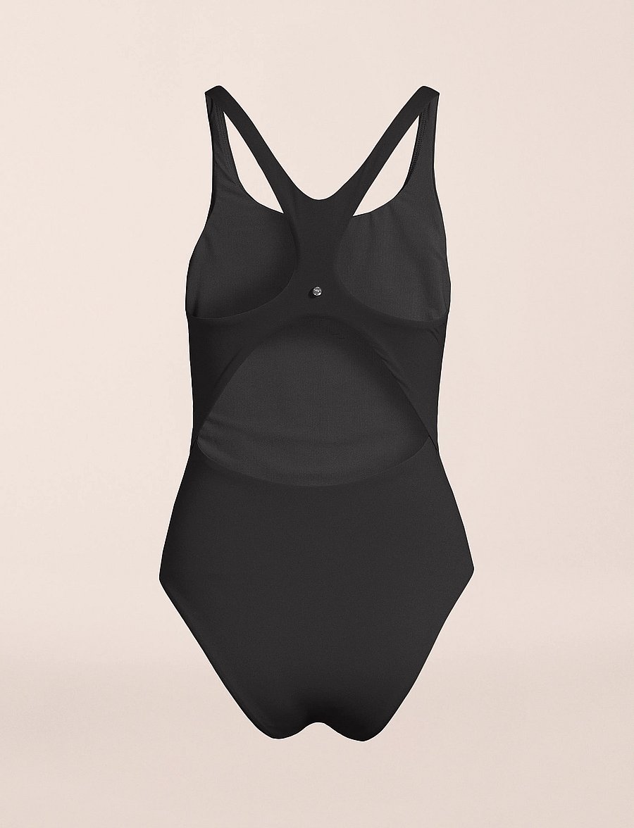 Casall - Deep Racerback Swimsuit - sport-bademode - black - 3