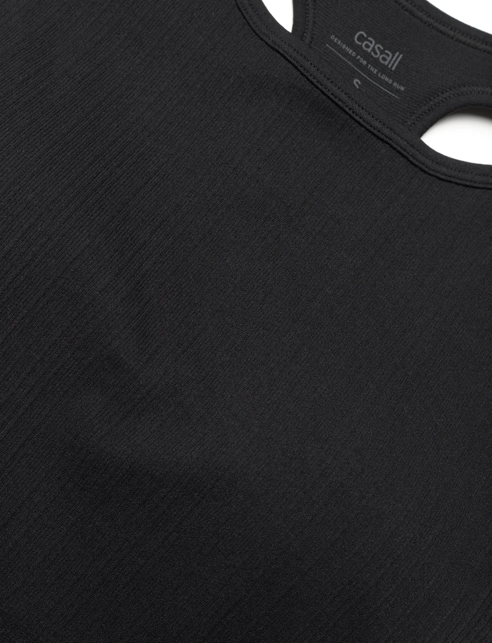 Casall - Multi Rib Seamless Padded Sports Top - crop tops - black - 4