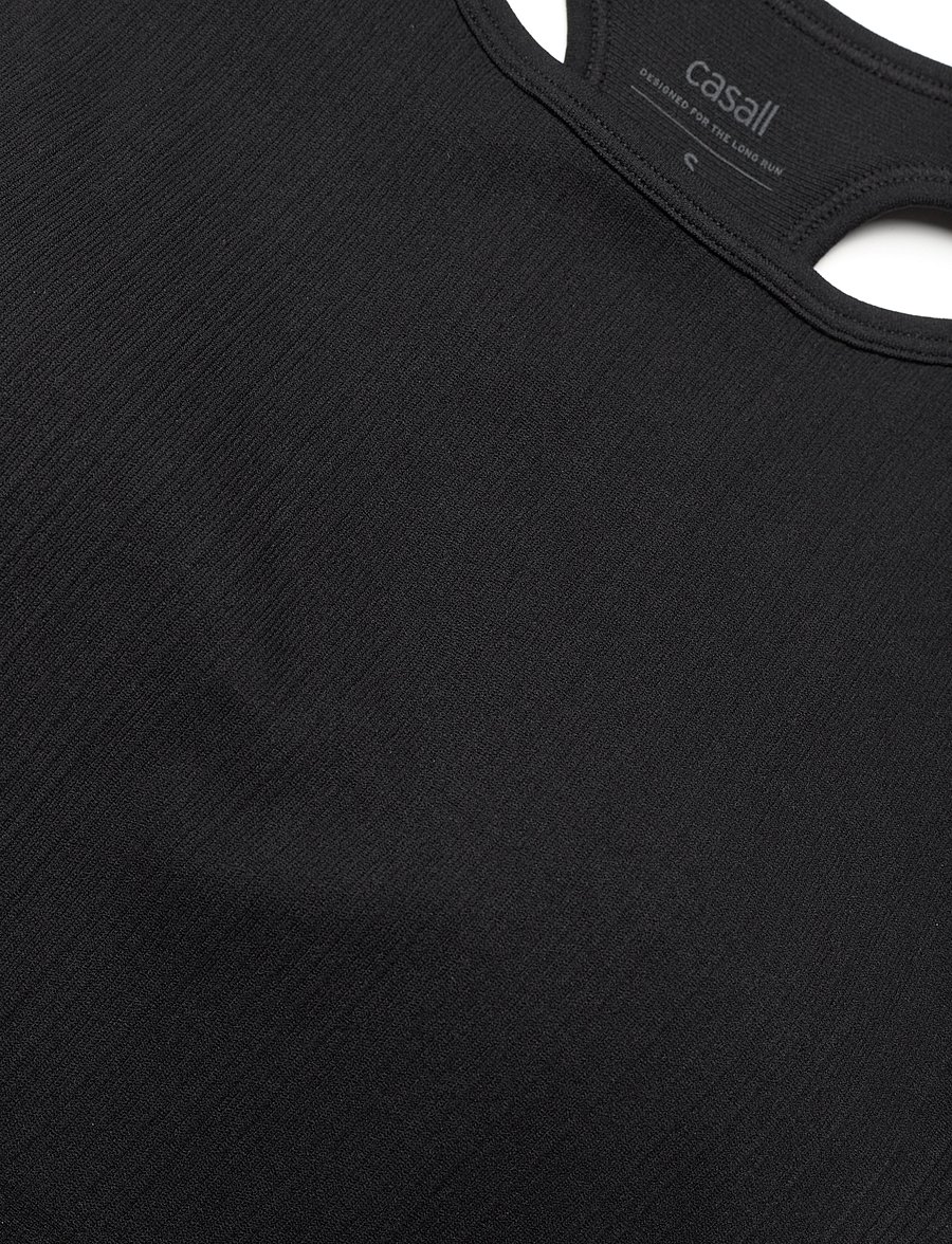 Casall - Multi Rib Seamless Padded Sports Top - hauts courts - black - 4