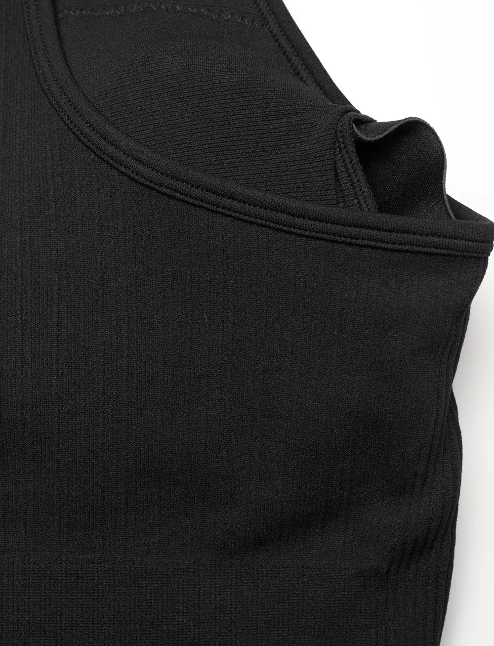 Casall - Multi Rib Seamless Padded Sports Top - crop tops - black - 5