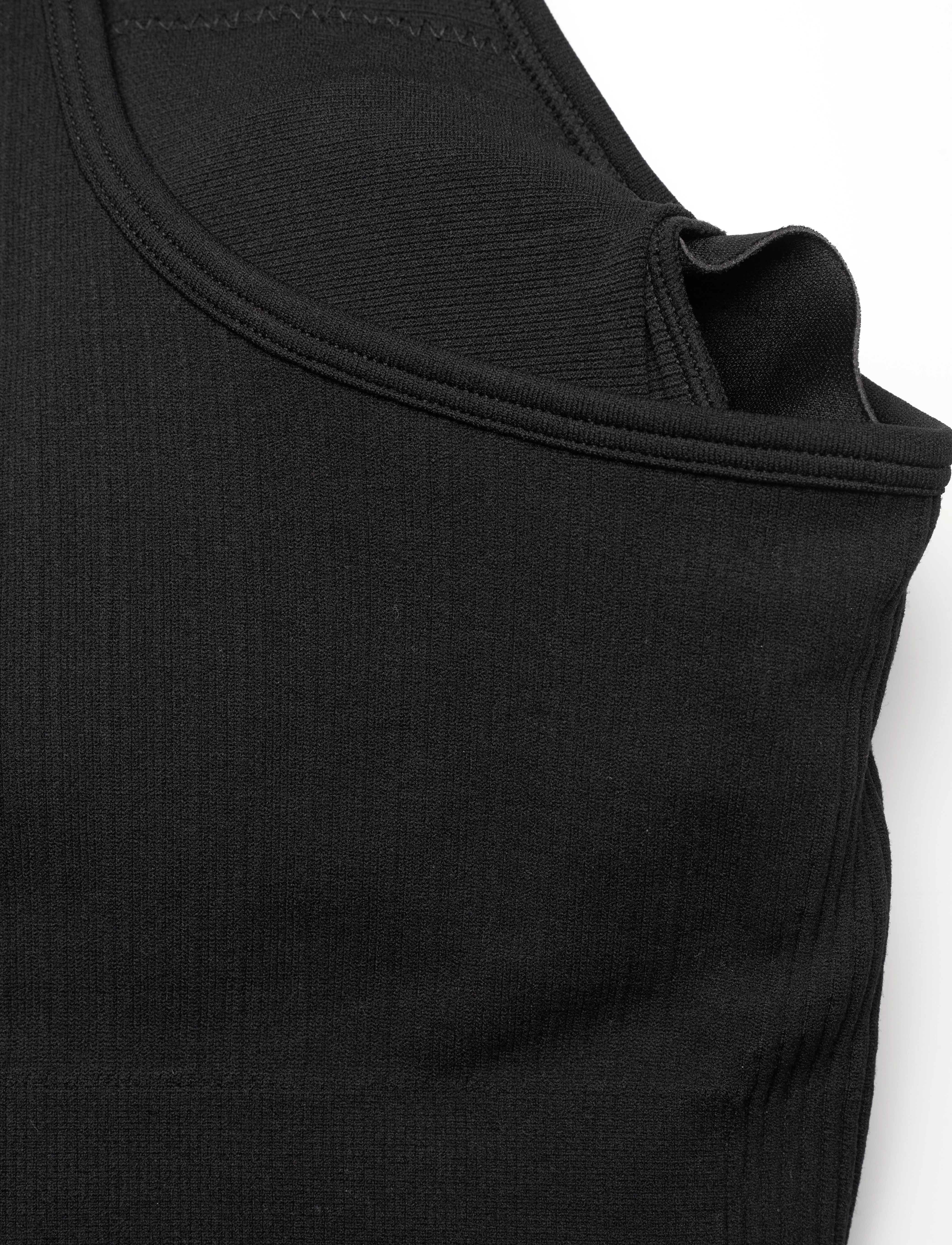 Casall - Multi Rib Seamless Padded Sports Top - crop-tops - black - 5