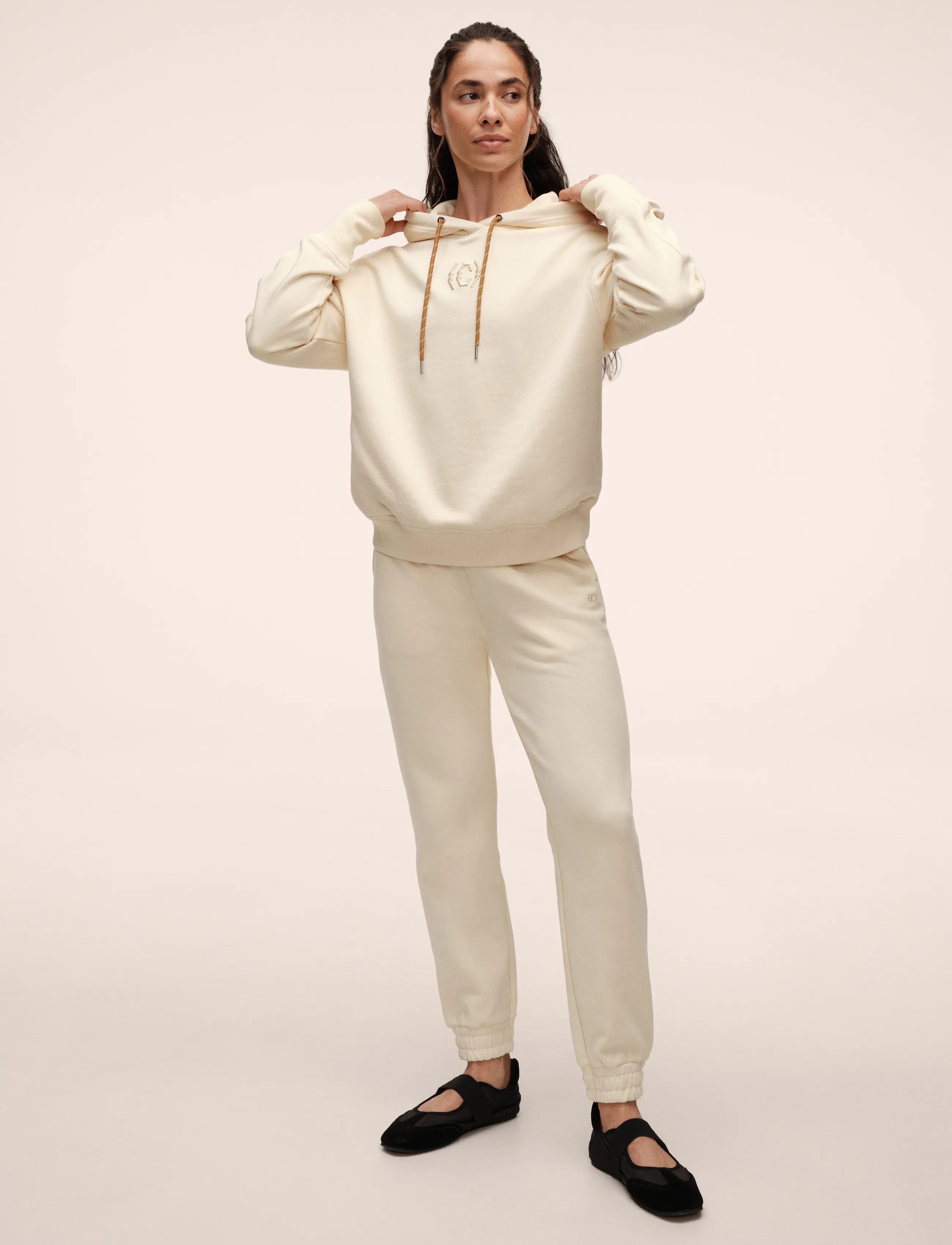 Casall - Terry Relaxed Jogger - autumn savings - cream - 4