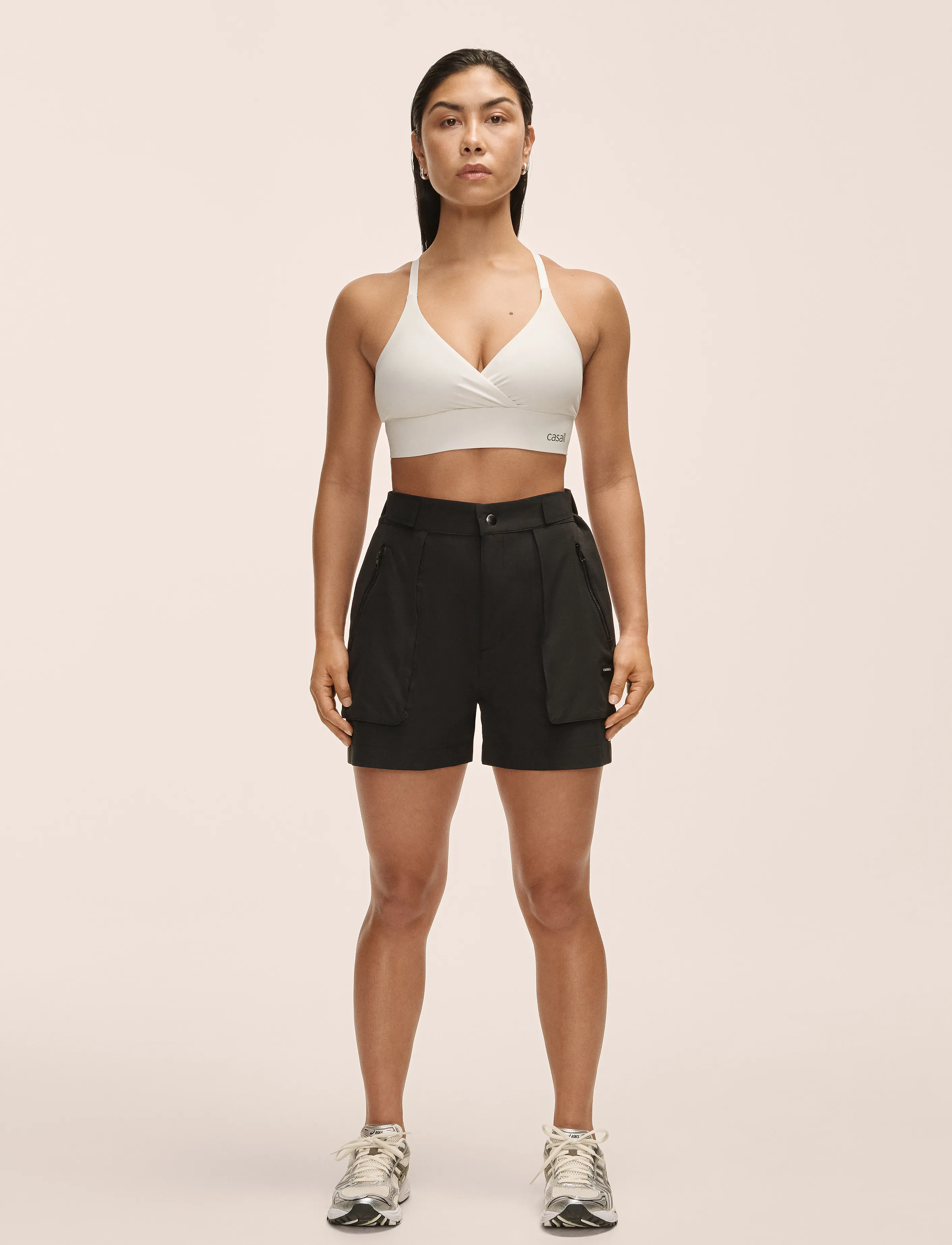 Casall Outdoor Active Shorts, S, Black, Shorts > Sportsshorts, Dame
