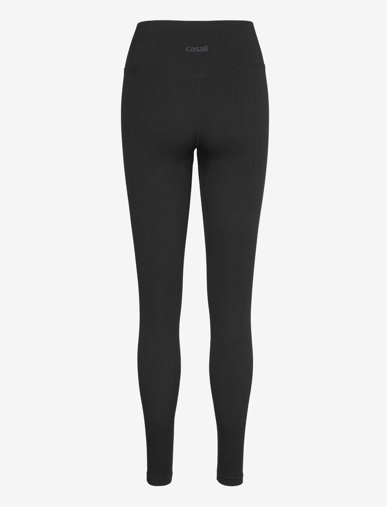 Casall - Multi Rib Seamless High Waist Tights - training tights - black - 2