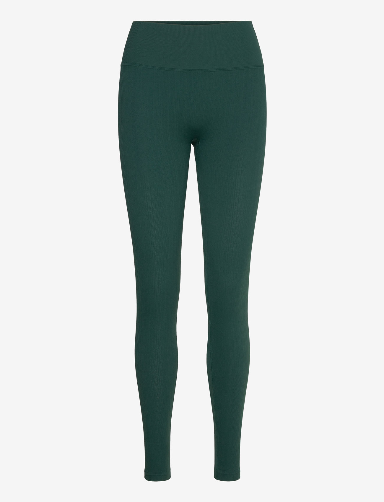 Casall - Multi Rib Seamless High Waist Tights - træningstights - dark pine - 1