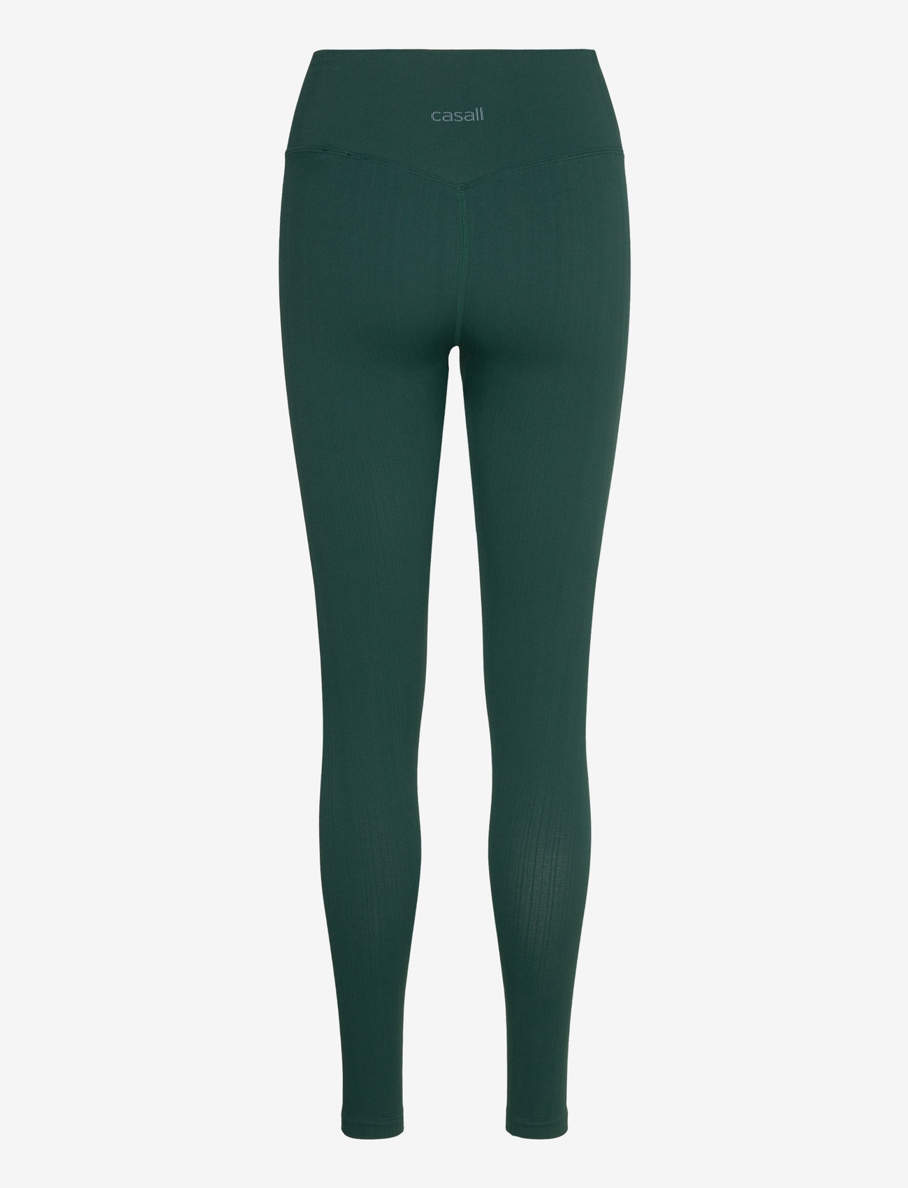 Casall - Multi Rib Seamless High Waist Tights - træningstights - dark pine - 2