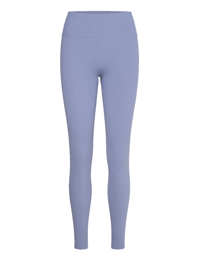 Casall - Multi Rib Seamless High Waist Tights - Õmblusteta retuusid - sense blue - 1