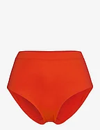 High Waist Bikini Bottom - SUMMER RED
