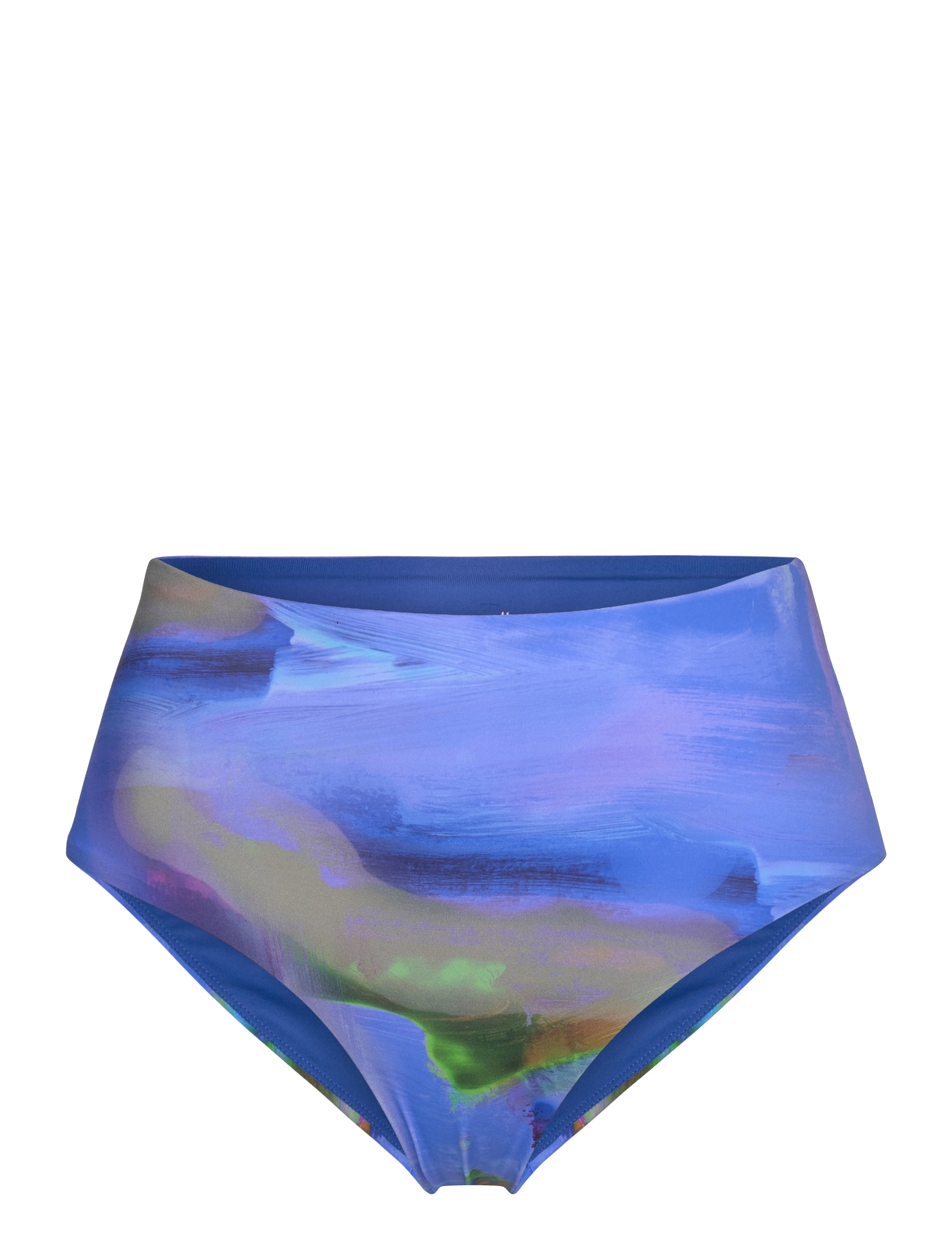 Casall High Waist Printed Bikini Bottom - Bademode - BLUE NOSTALGIA / blue